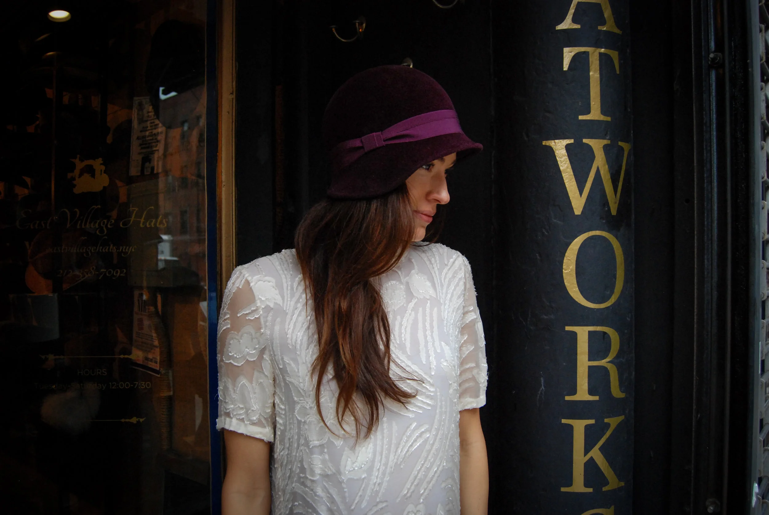Callalily Cloche - Fur Felt Hat