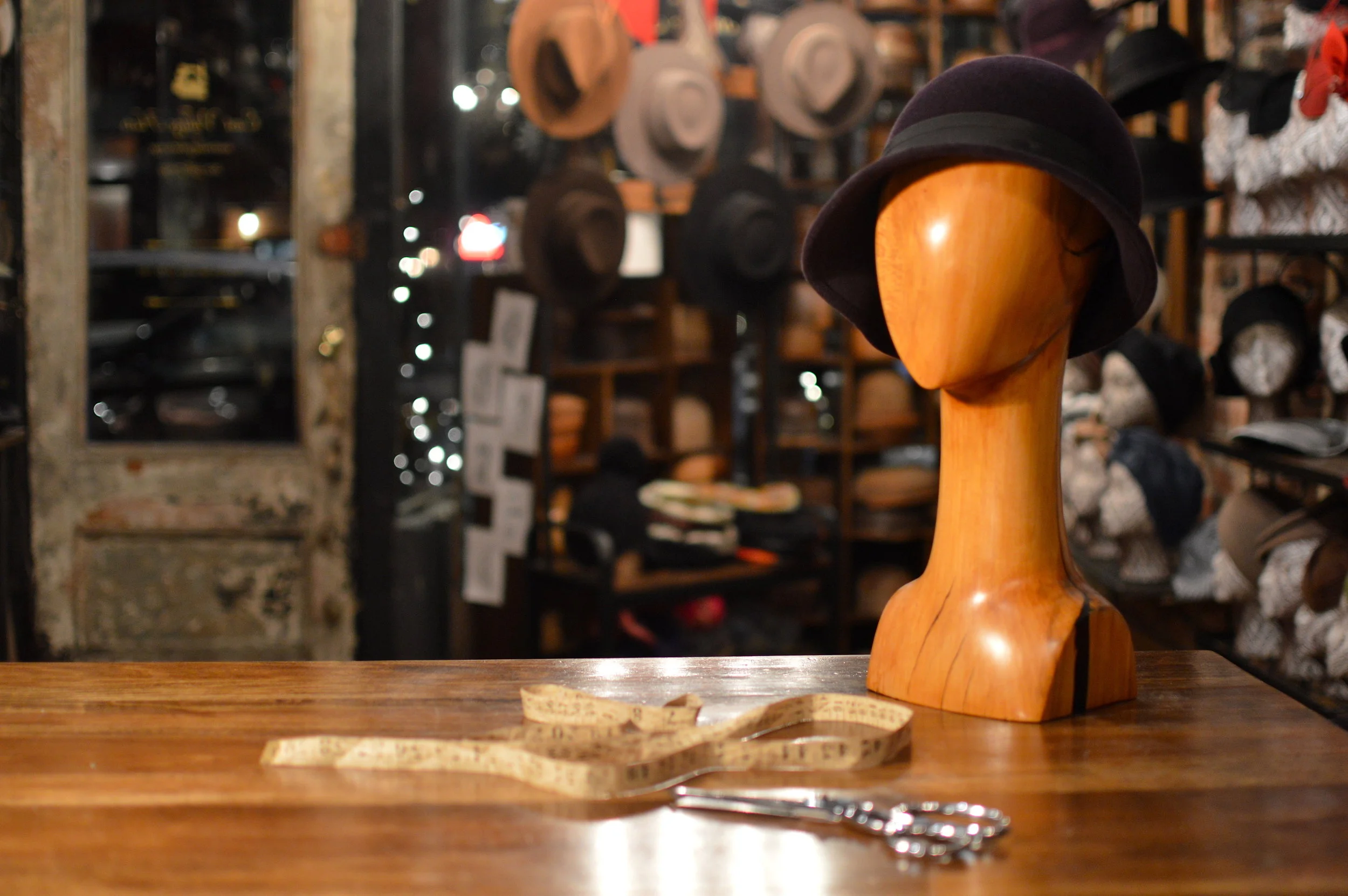 Calla Lily Cloche in Velour Fur Felt 