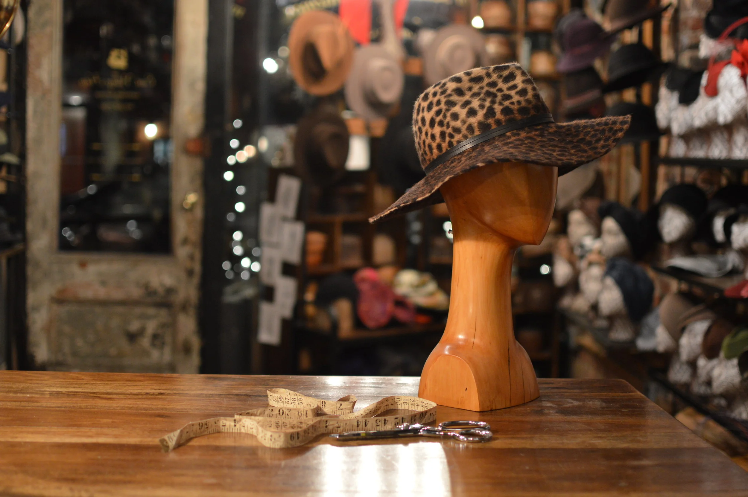 The Leopard Viva Wide brim Hat