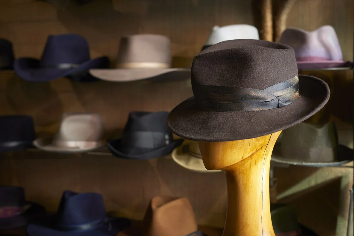 Humphrey fedora in Natural Fine Sisal — East Village Hats