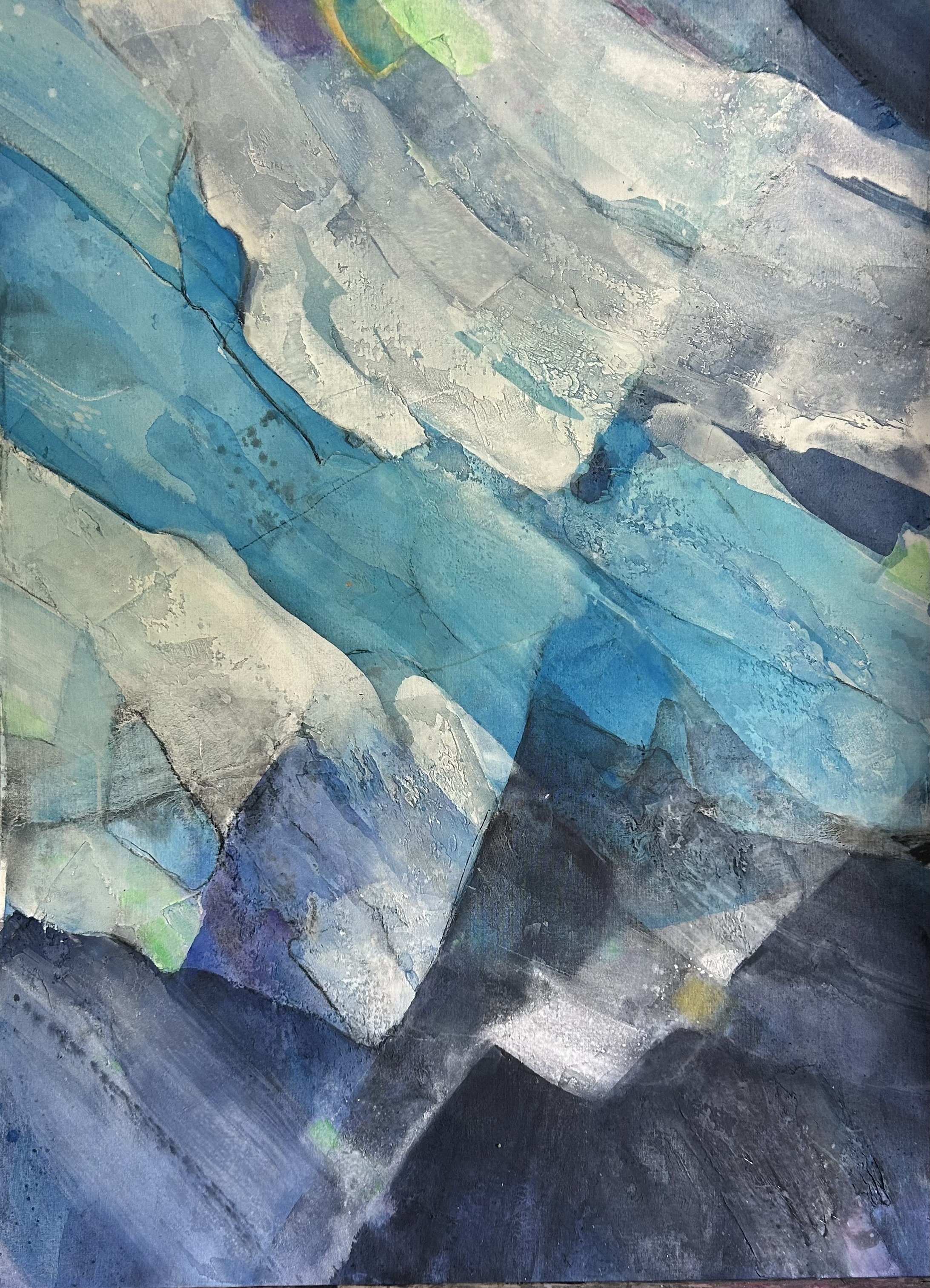 Jade Dragon 5 (48 x 30 in / 122 x 91 cm)