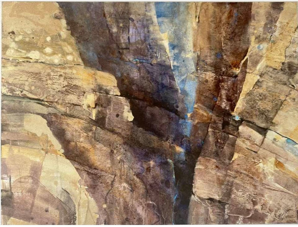 Blue Canyon (36 x 48 in / 91 x 122 cm)
