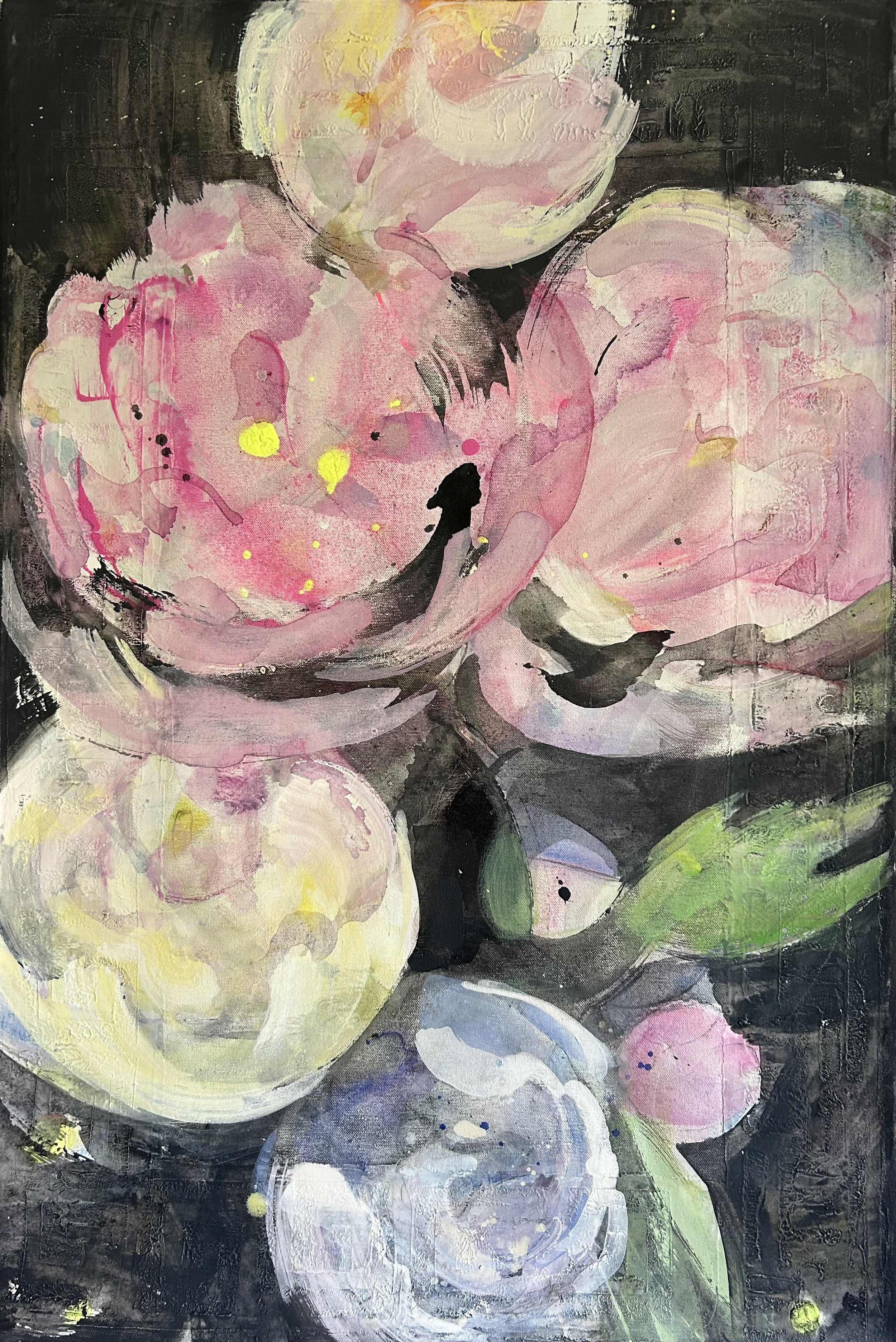 Touch of Pink 2 (36 x 36 in / 91 x 91 cm)