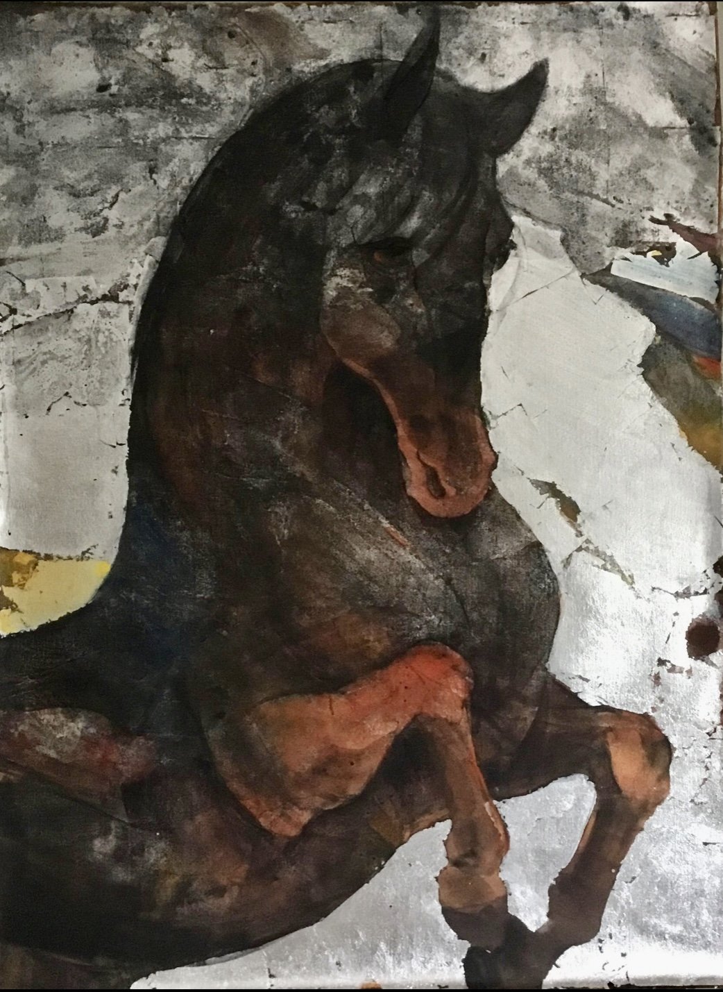 Ebony (48 x 36 in / 121 x 91 cm)