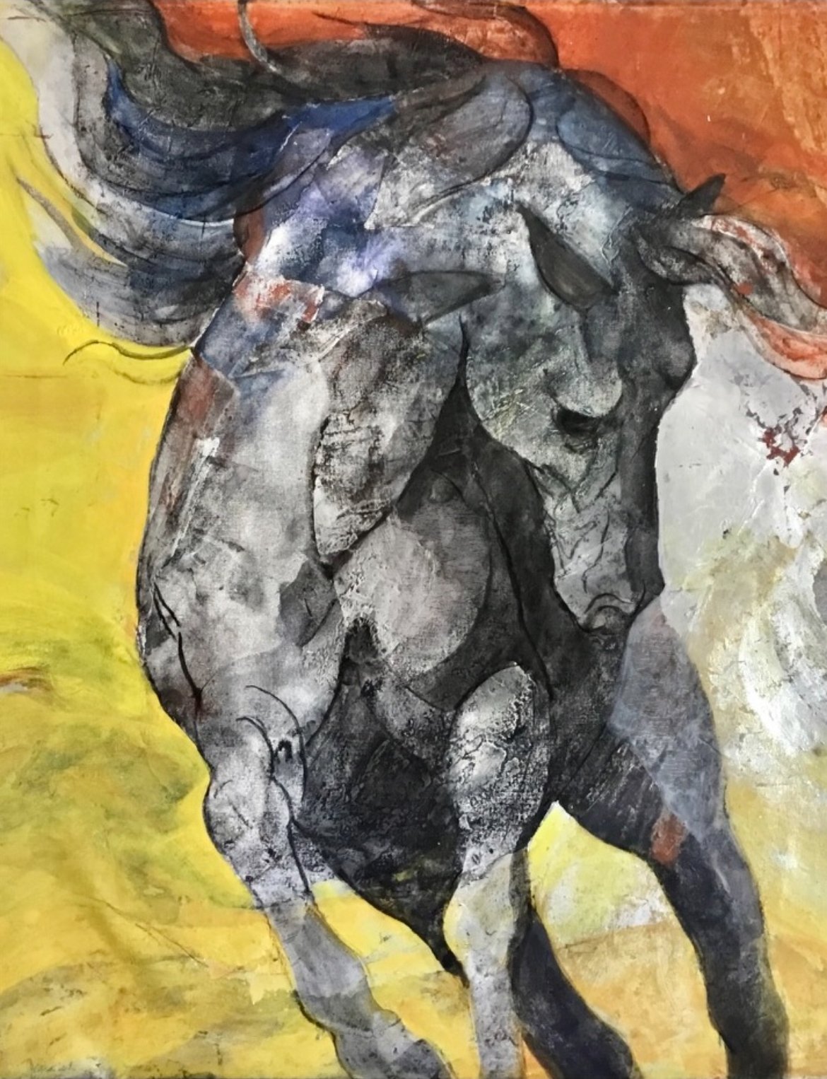 Storm (48 x 38 in / 121 x 96 cm)
