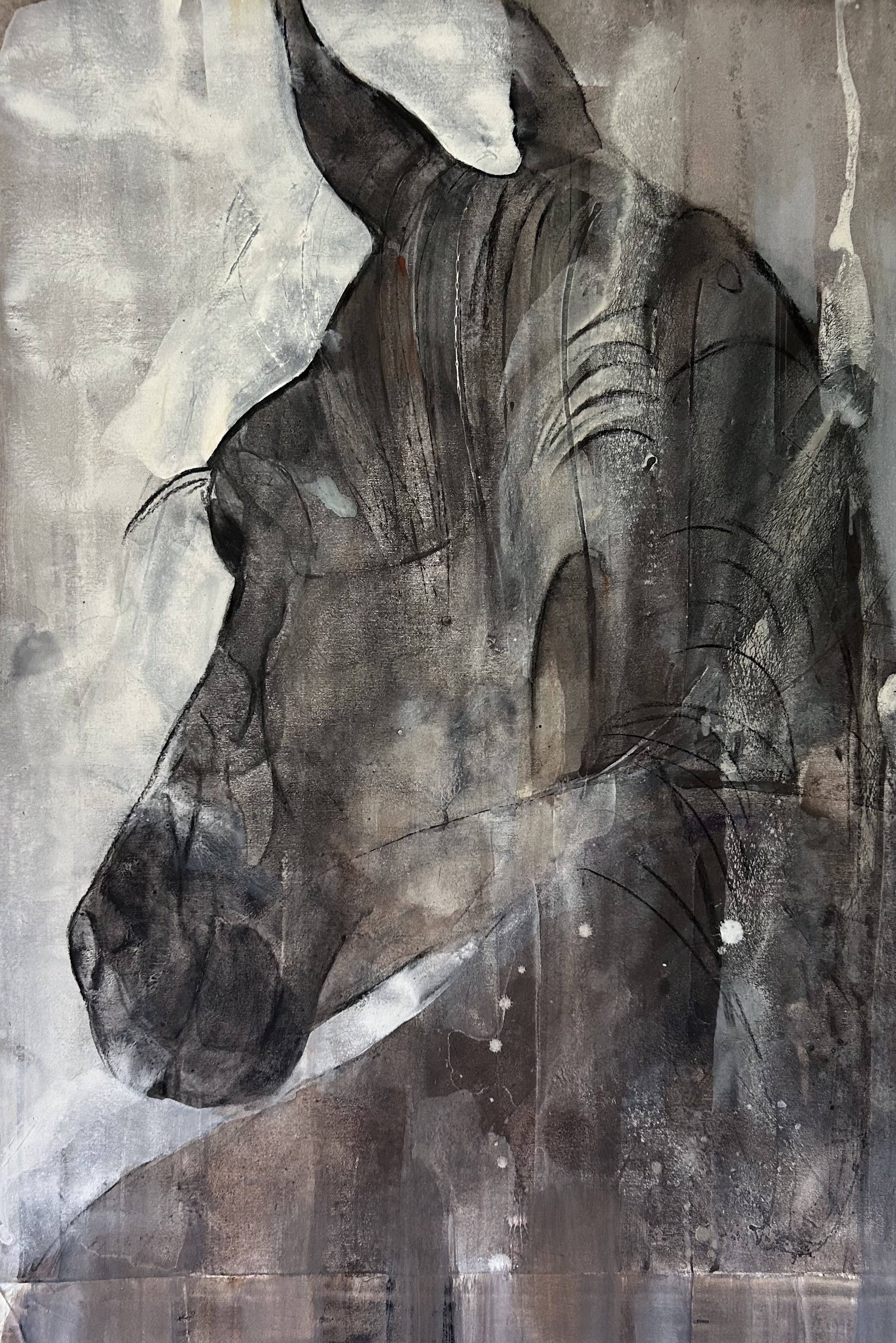 Looking Back (36 x 25 in / 91 x 65 cm)