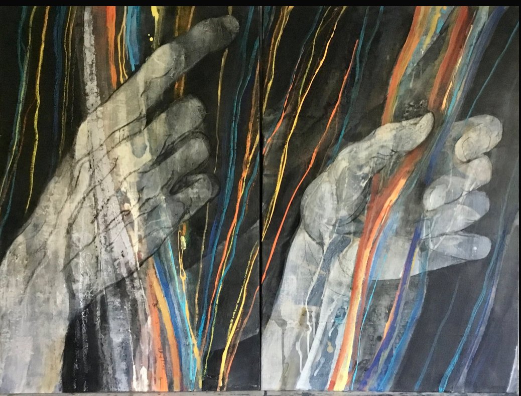 Weaving Life (2 x 24 x 36 in / 2 x 61 x 91 cm)