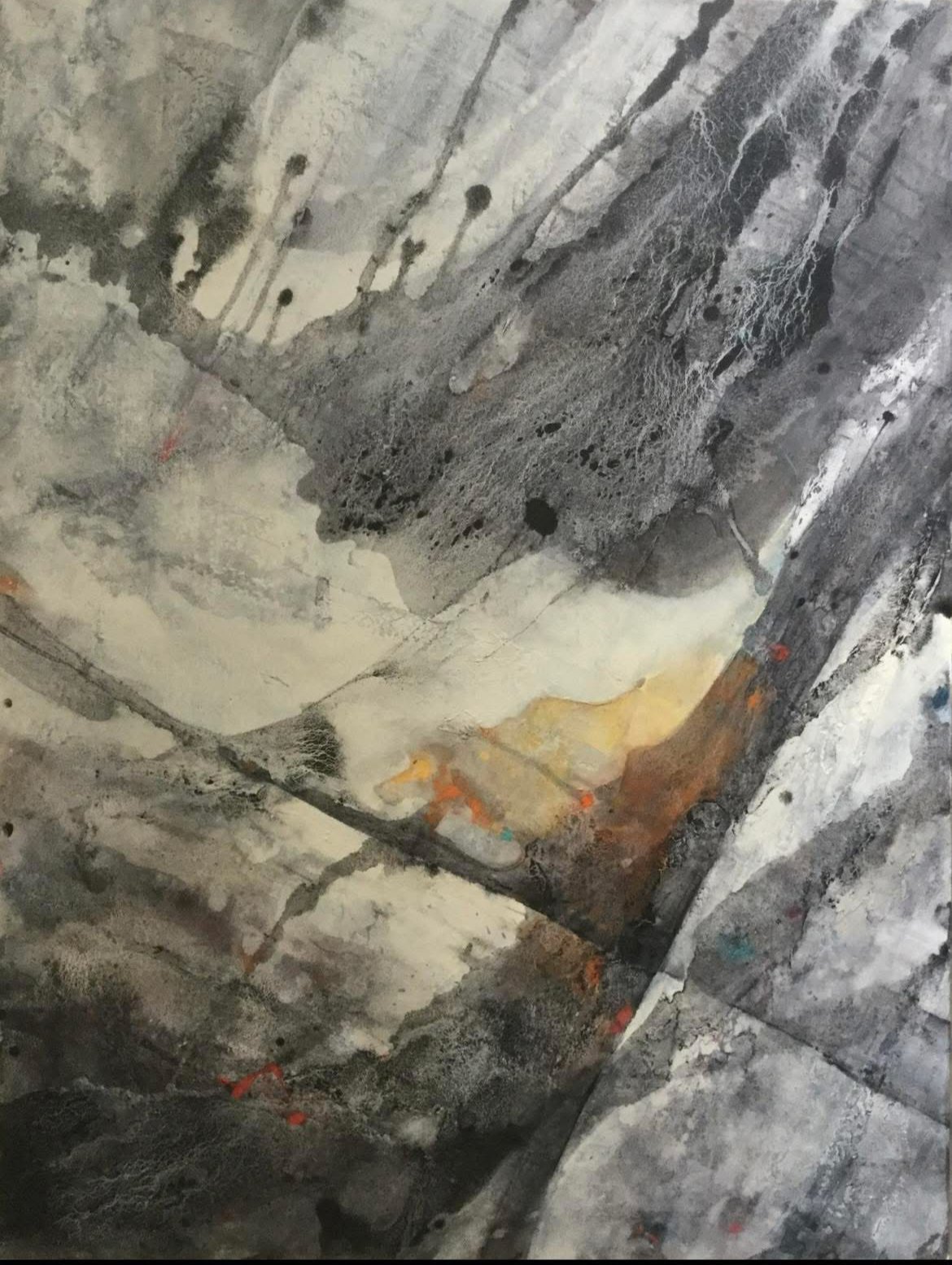The Way of the Lava (48 x 36 in, 122 x 92 cm)