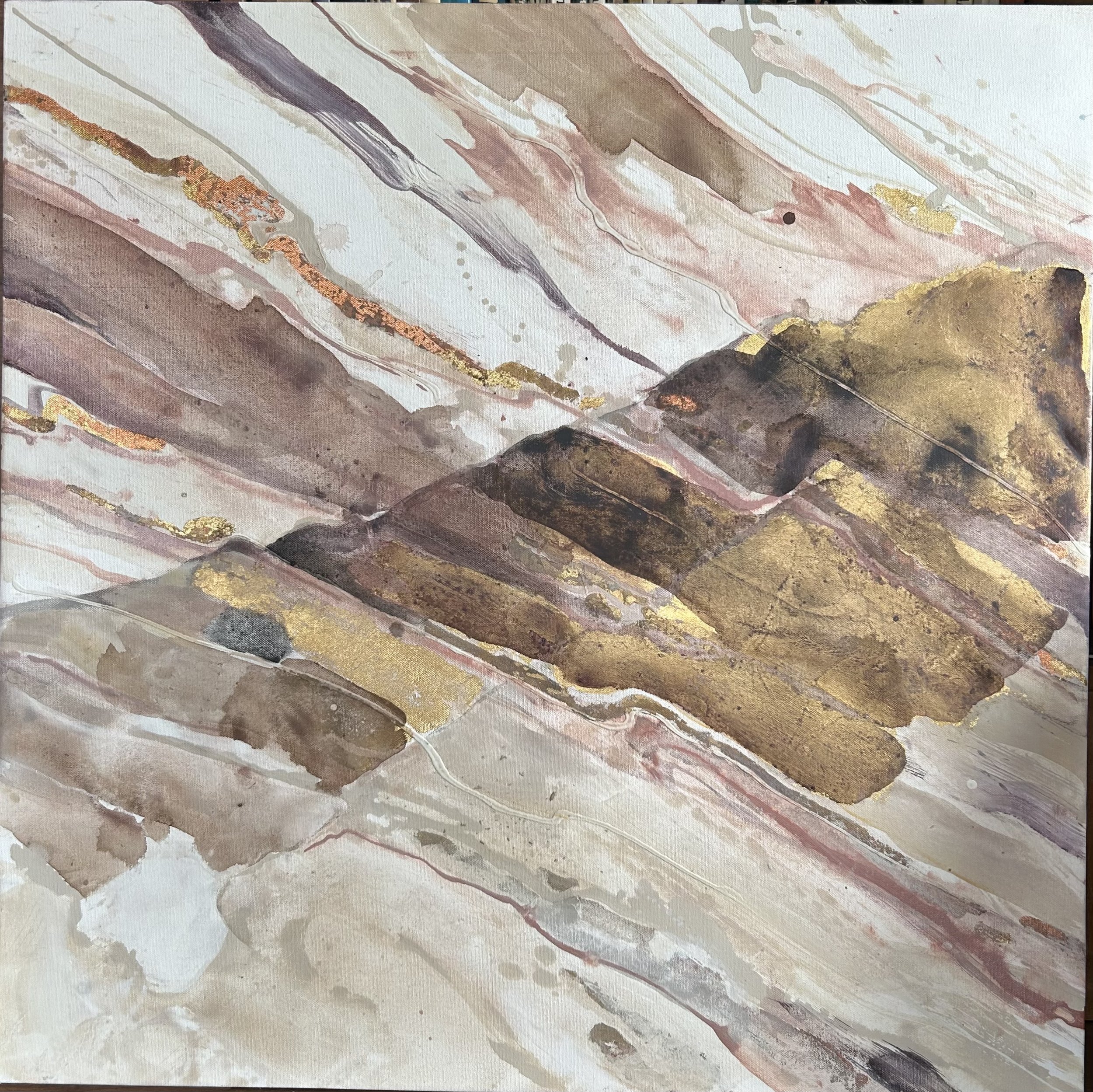 Copper Mine (36 x 36 in, 92 x 92 cm)