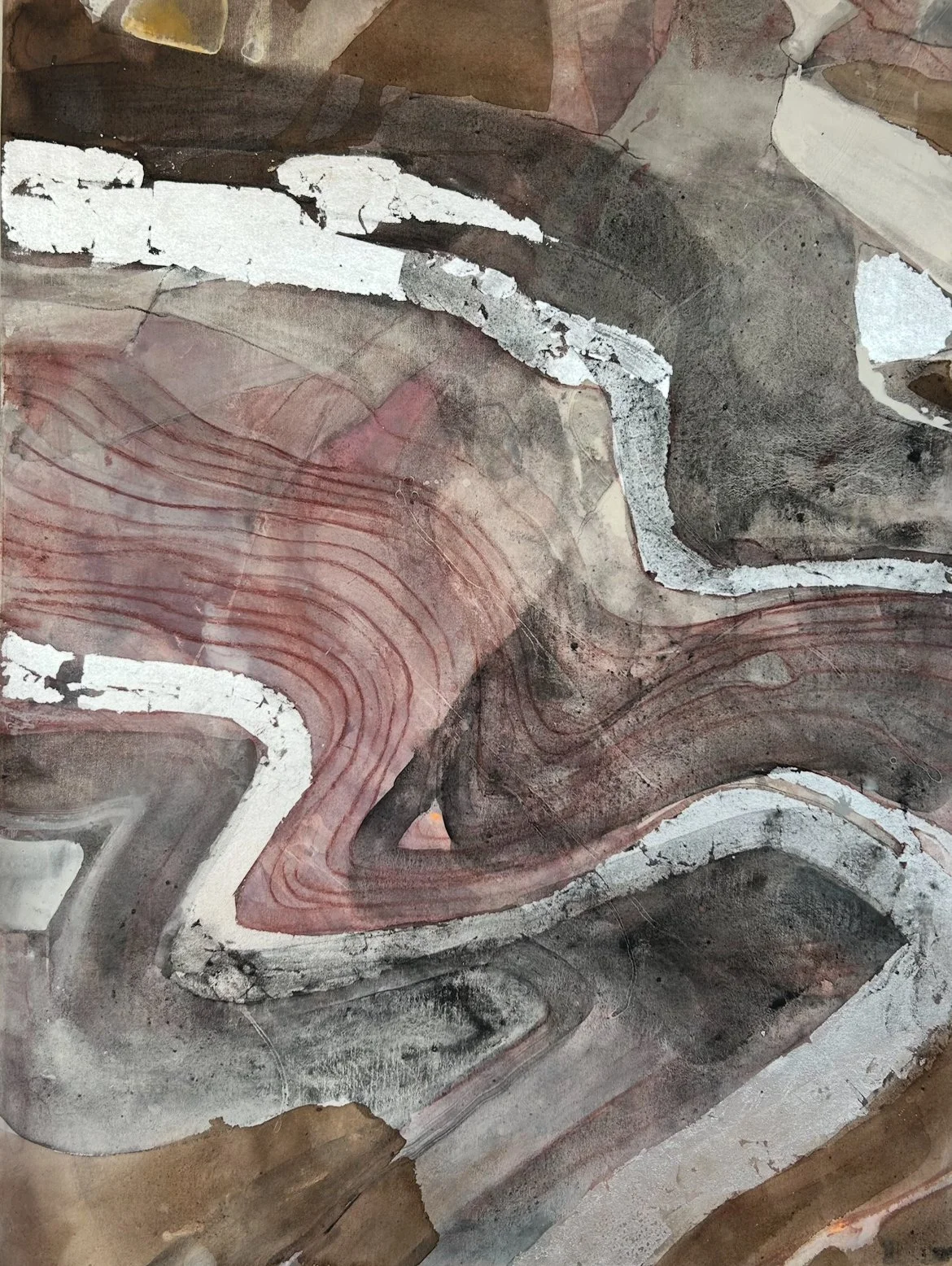 Silver River (48 x 36 in, 122 x 92 cm)