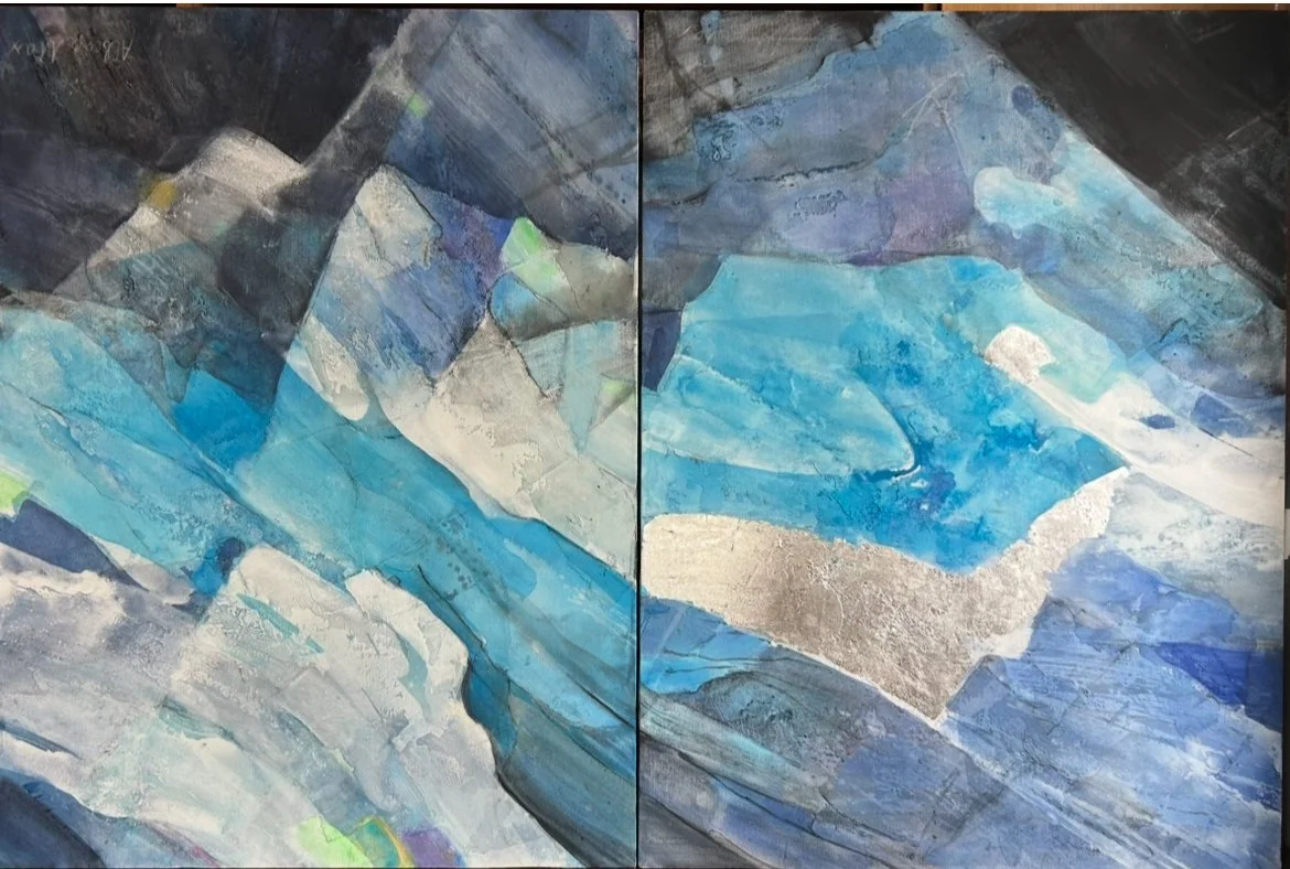 Jade Dragon 2 (2 x 48 x 36 in, 2 x 122 x 92 cm)