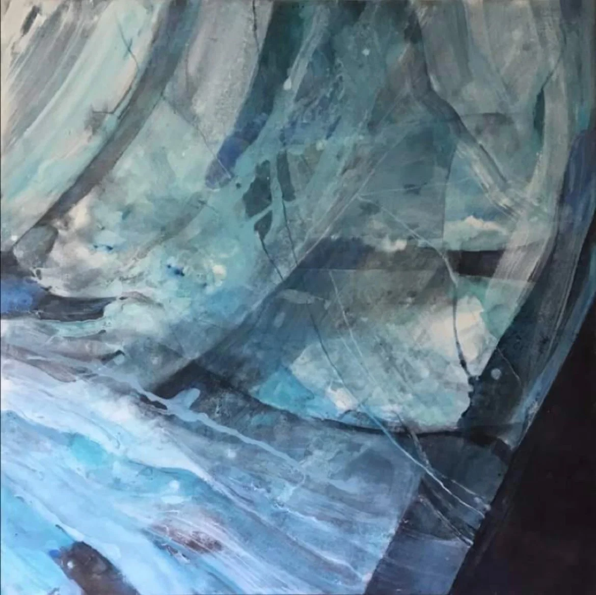 Jade Dragon 1 (48 x 48 in, 122 x 122 cm)