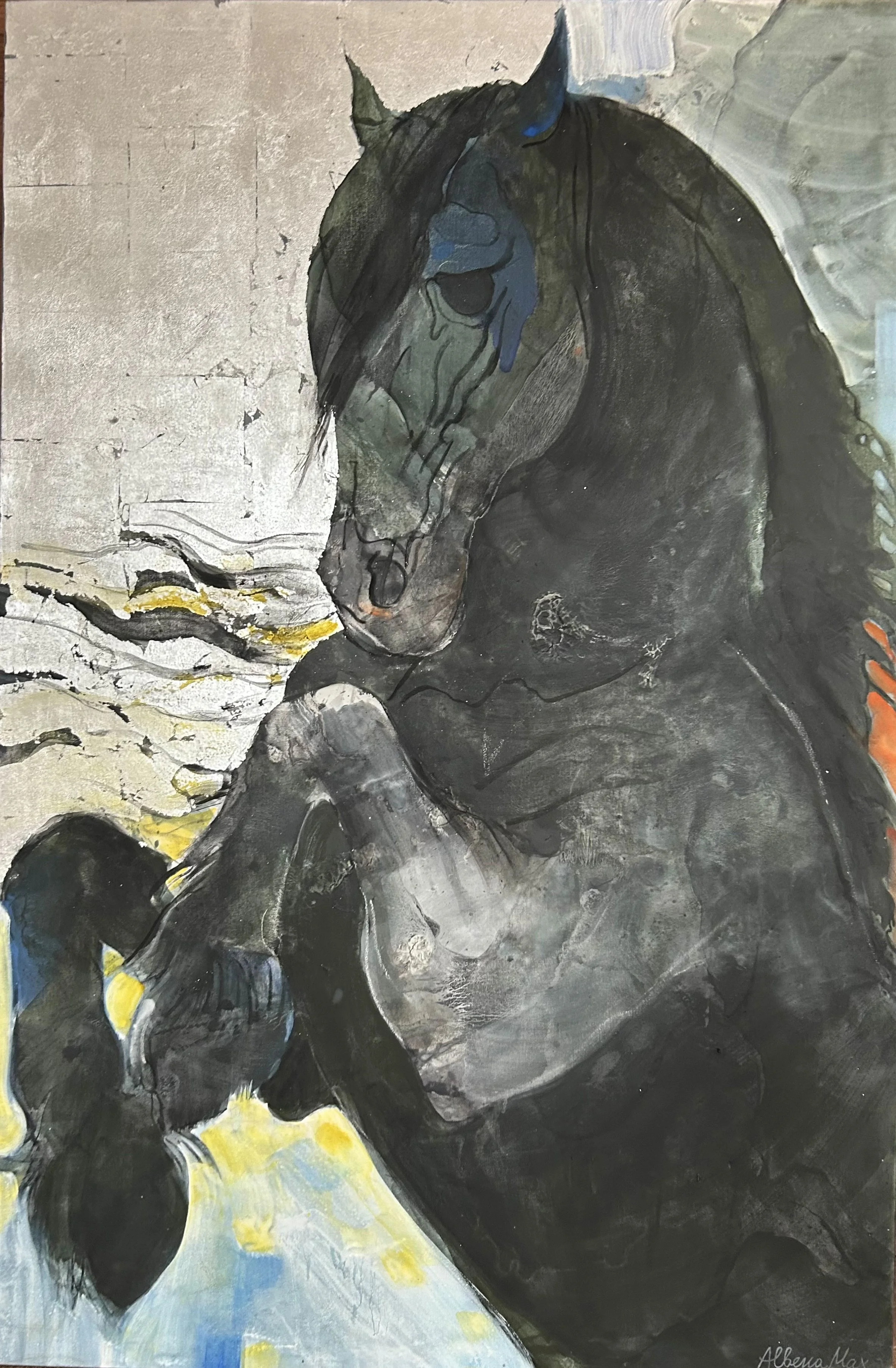 Zeus (60 x 40 in, 152 x 102 cm)
