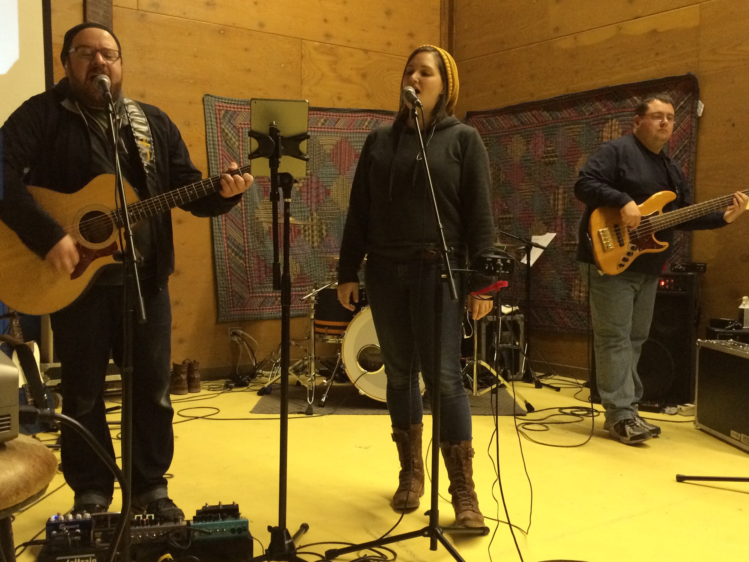 Photo by Kelly Lake Worship Leading for a High School Retreat • February 2015 For Arlington United Church Youth Retreat, February 2015. Lead worship as lead female vocalist.