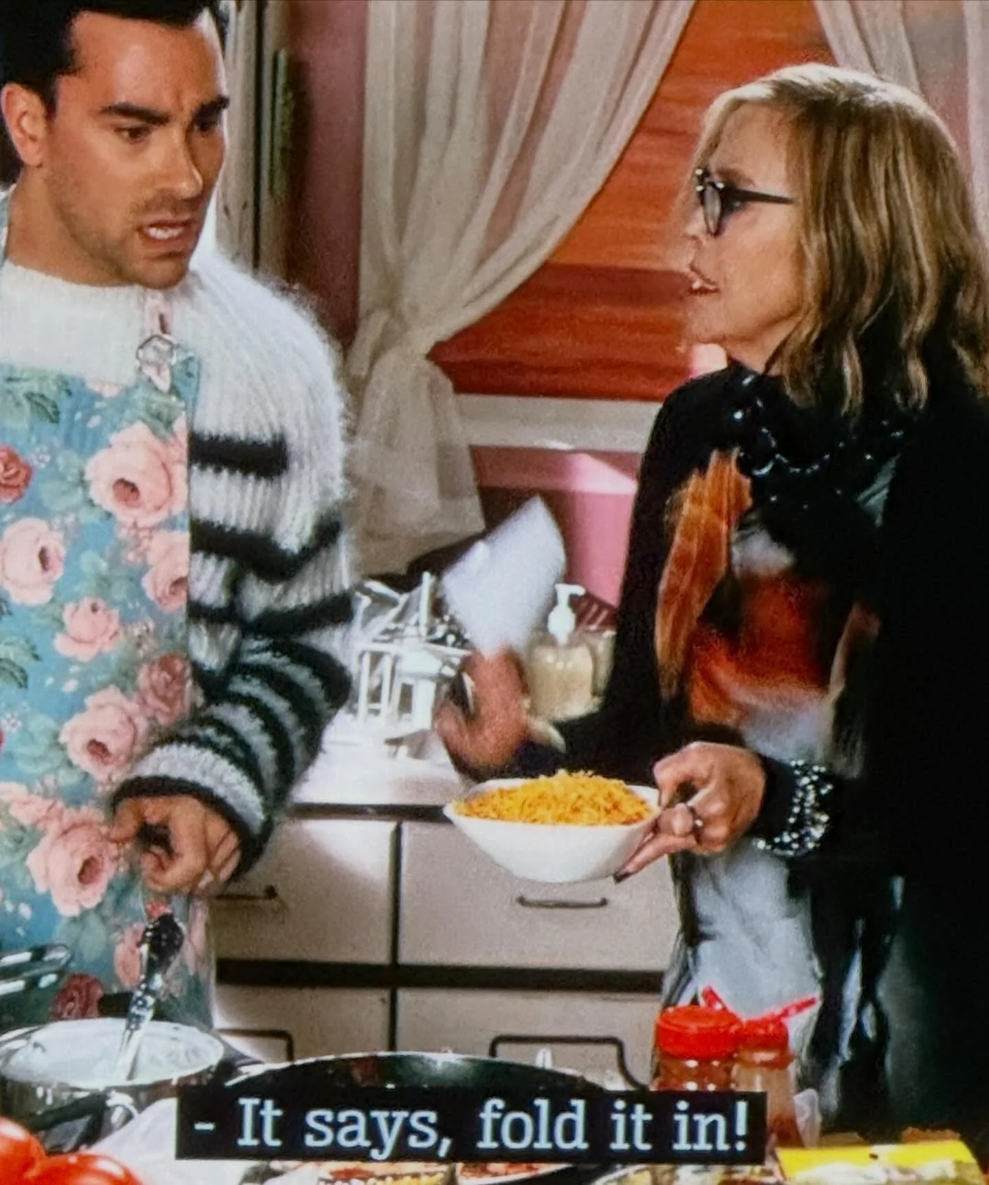 Best show ever #schittscreek #foldinthecheese
