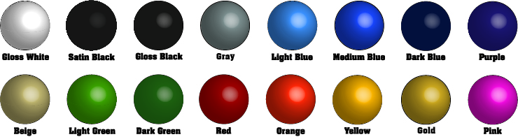 Standard Paint Colors