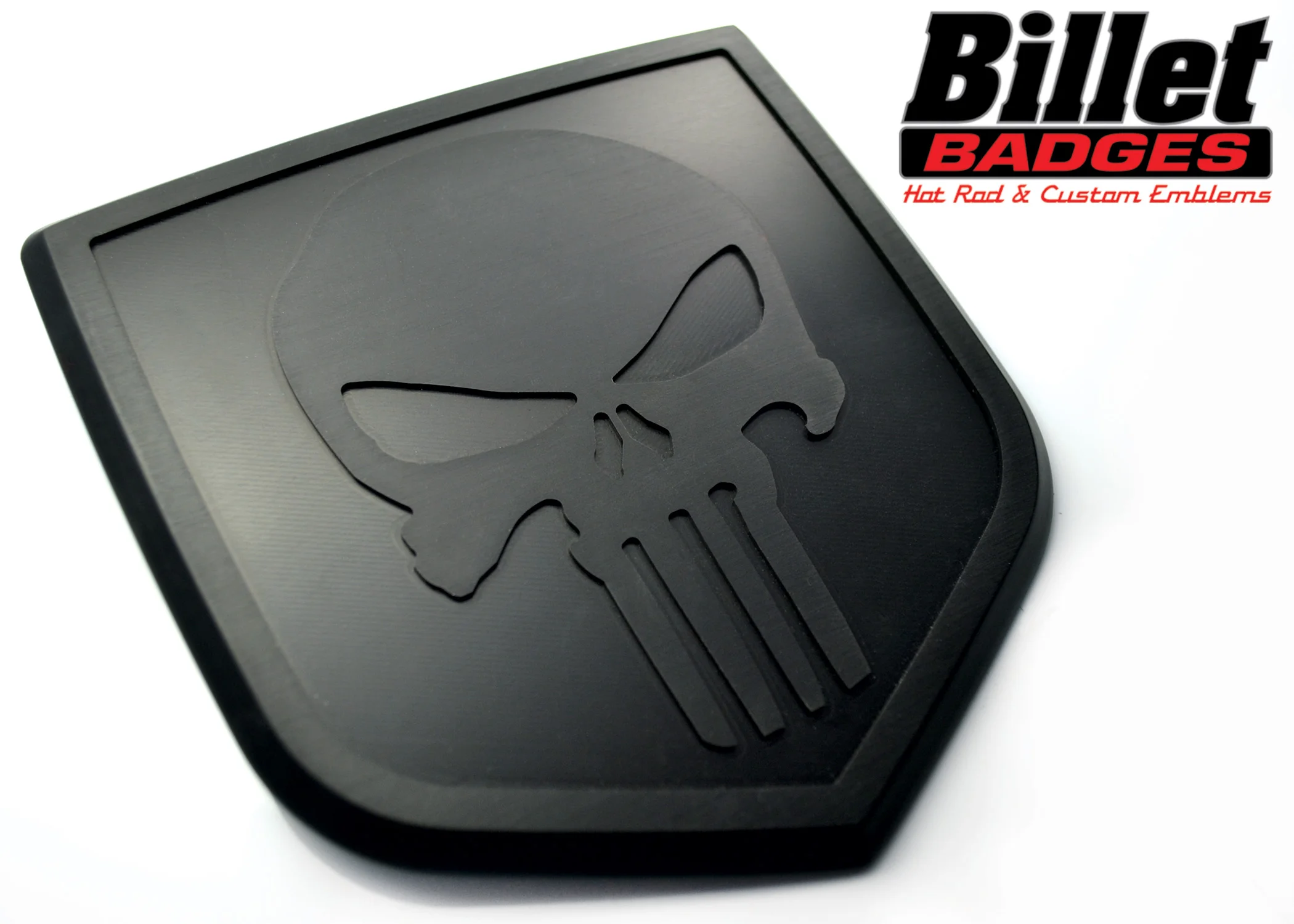 "Punisher" Brushed and Machined Carbon black