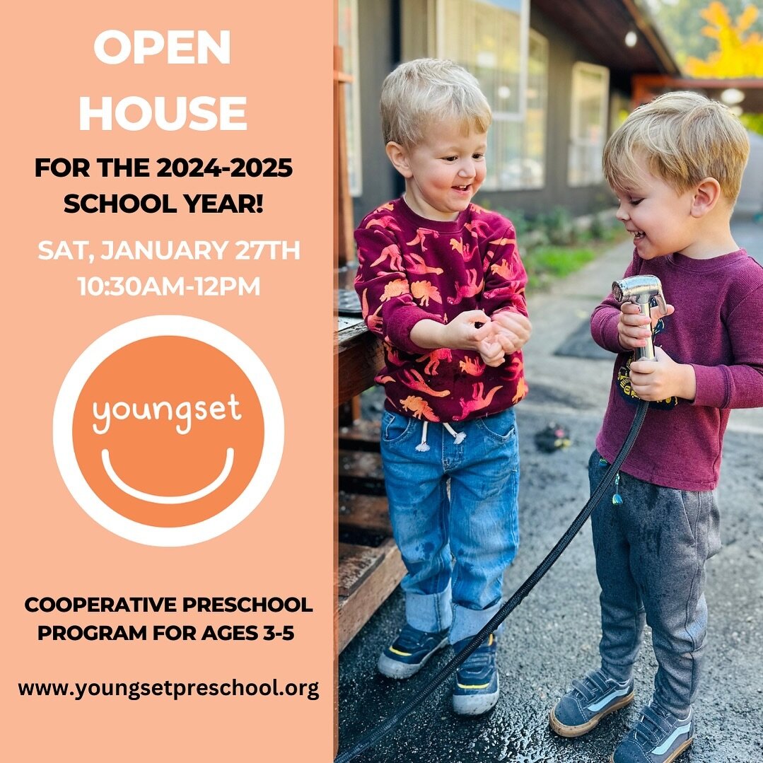 Youngset&rsquo;s Open House for the 2024-2025 School Year is coming up! 

Saturday, January 27th from 10:30AM-12PM at 
1838 SW Jefferson Street, Portland, OR

Join us for a morning of meeting our exceptional teachers, exploring the classrooms and lea