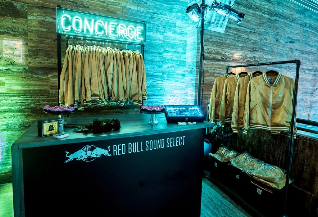 Concierge set up for Charli XCX + Sophie at Exchange LA.