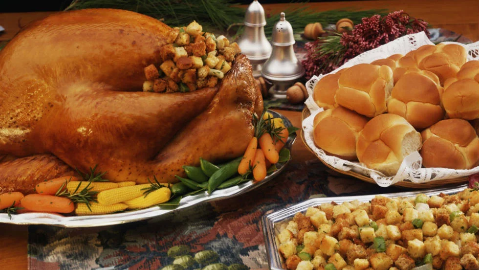 Thanksgiving Dinner Spread