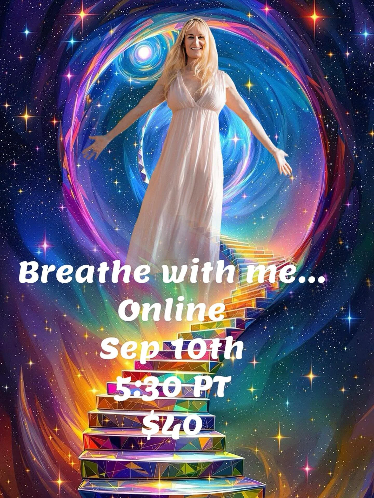 🌬️✨ Online Breathwork ✨🌙
Wednesday, Sept 10 | 5:30 PT | $40
Link in bio to register.
Your breath is your medicine.
It clears what words cannot.
It brings you back to your center.

Join me for an online Breathwork class designed to help you release 