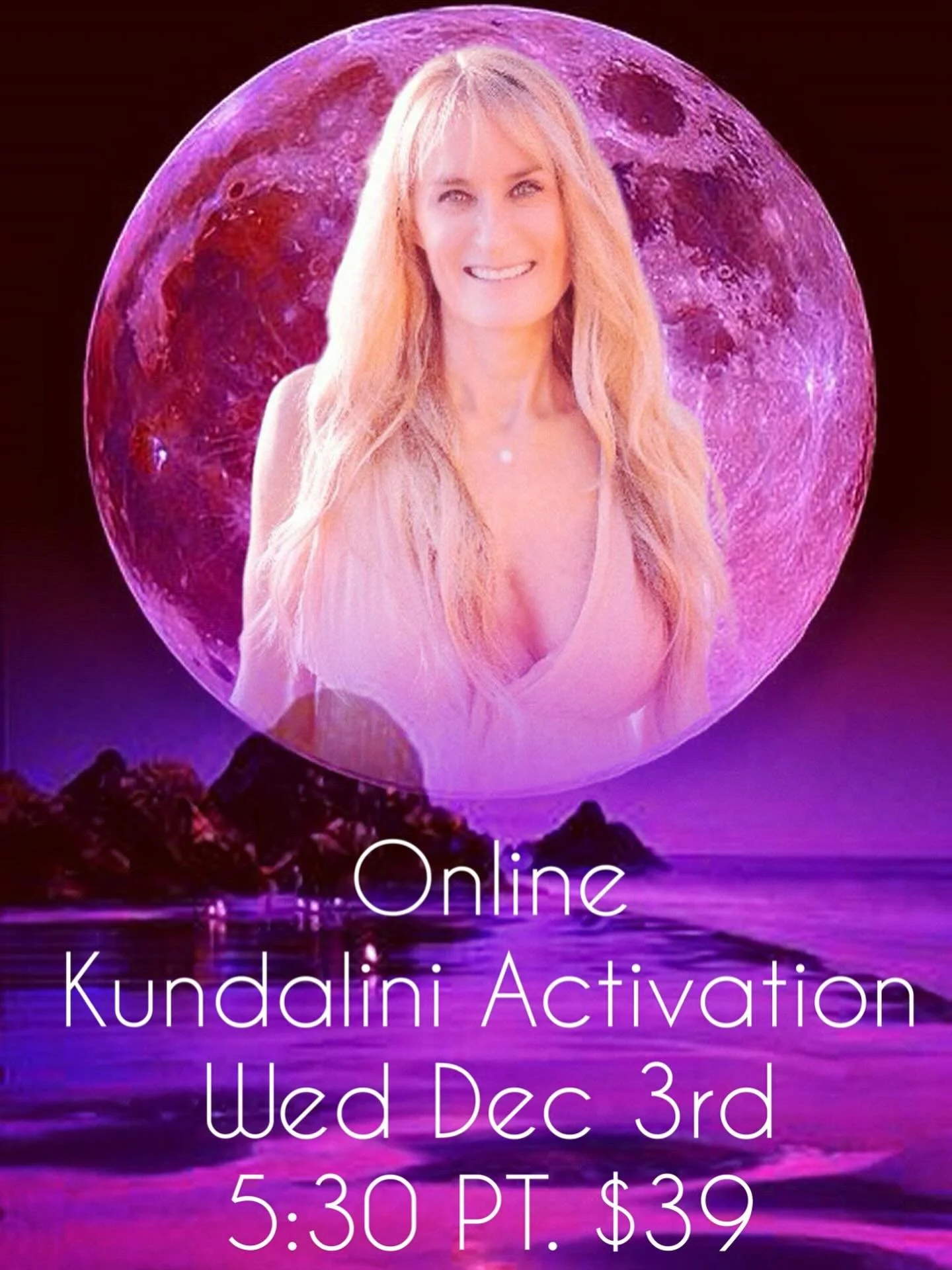 Kundalini Activation &mdash; Online Class

Wednesday, December 3rd |  5:30 PM PT | $39 | Link in Bio

Kundalini Activation is a direct transmission of life force energy that awakens your innate potential. This is not a practice you do&mdash;it&rsquo;
