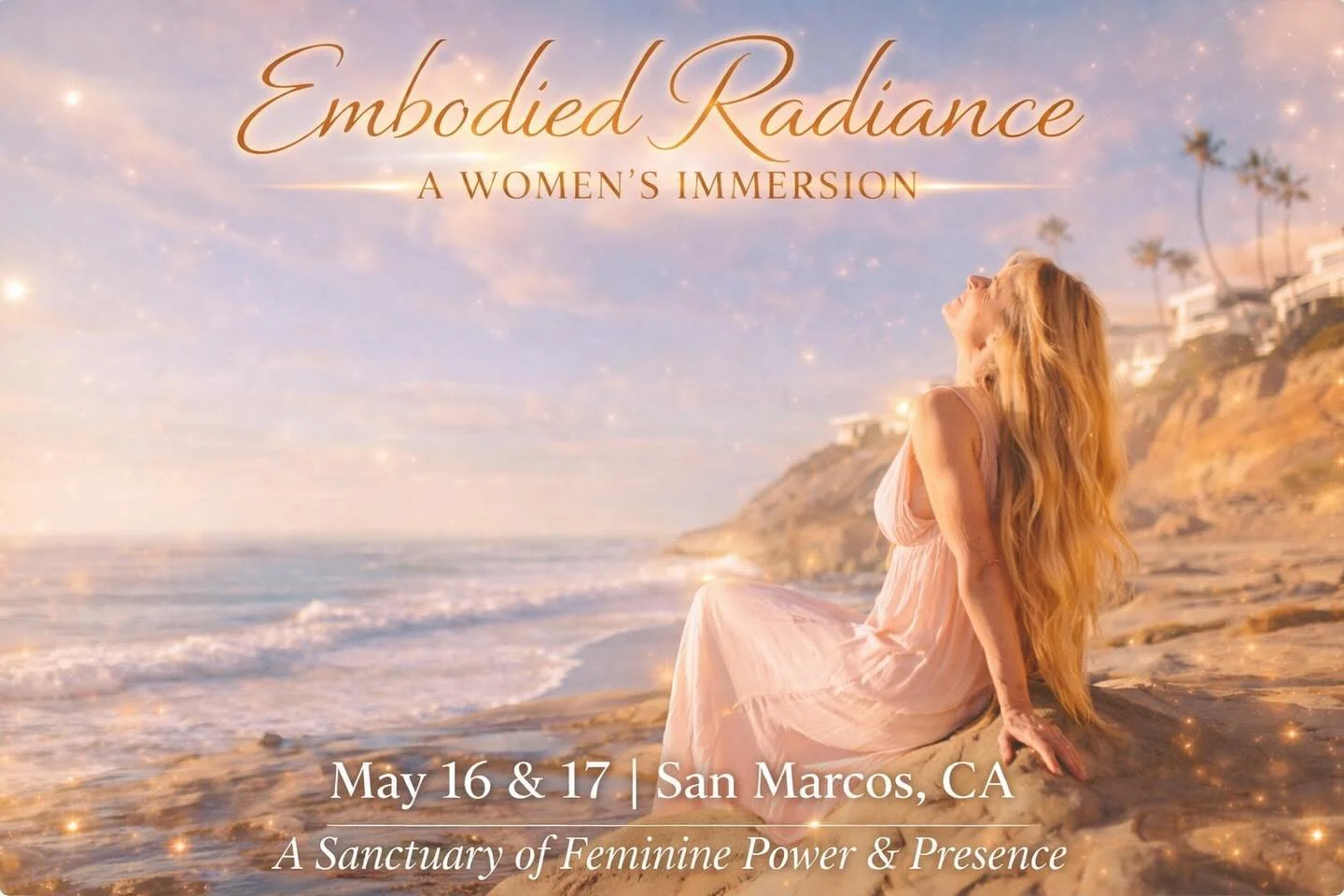 There is a way a woman sits when she is no longer seeking permission.
Her shoulders soften.
Her breath deepens.
Her presence expands.
She is not performing.
She is not chasing.
She is not shrinking.
She is simply radiant because she is rooted.

Embod