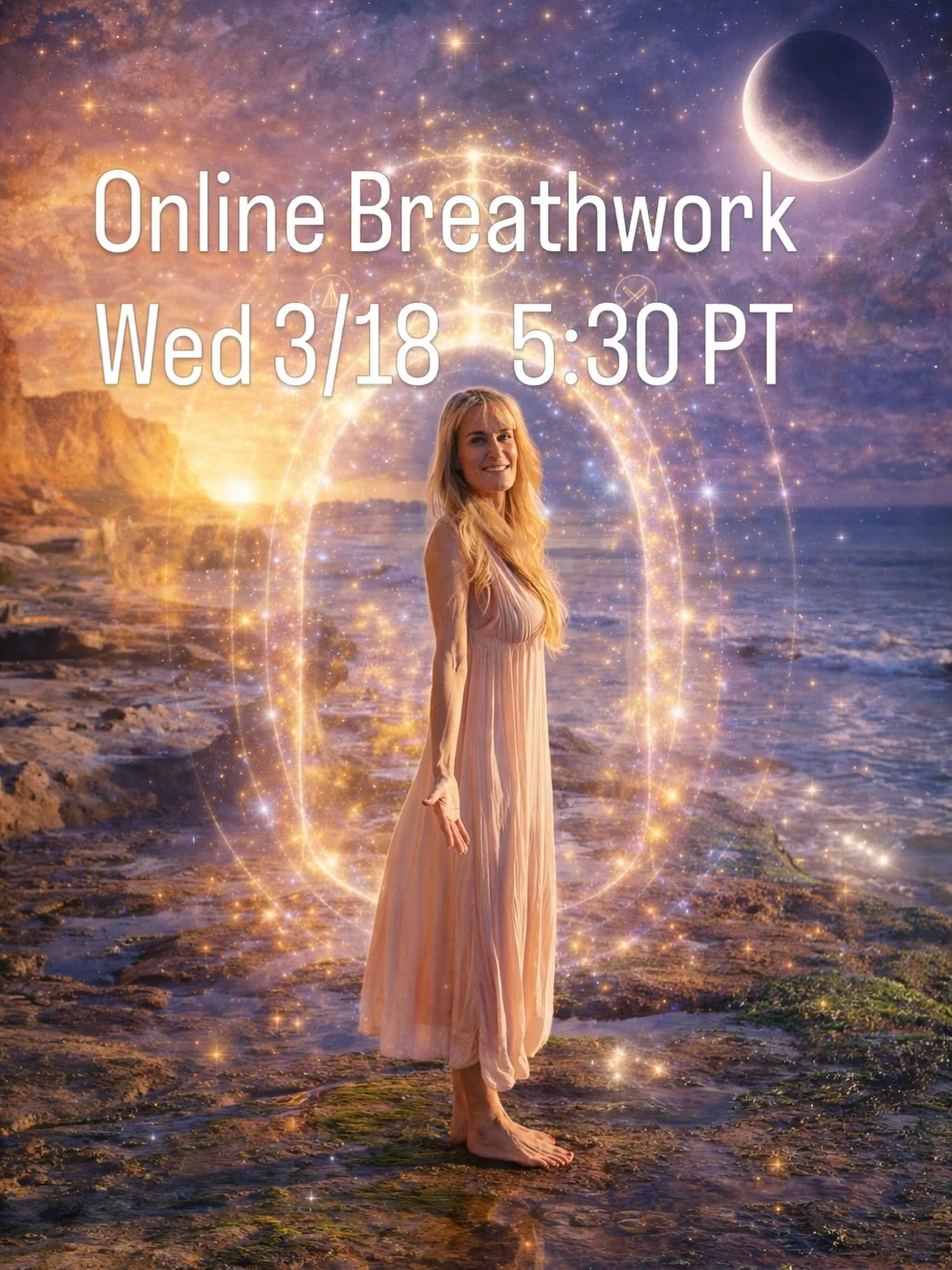 Online Breathwork
Wednesday, March 18 | 5:30 PM PT
$40
Link in bio to register

This week carries the feeling of a threshold.

A New Moon arrives just as we approach the Spring Equinox, marking the final clearing before a new seasonal cycle begins. I