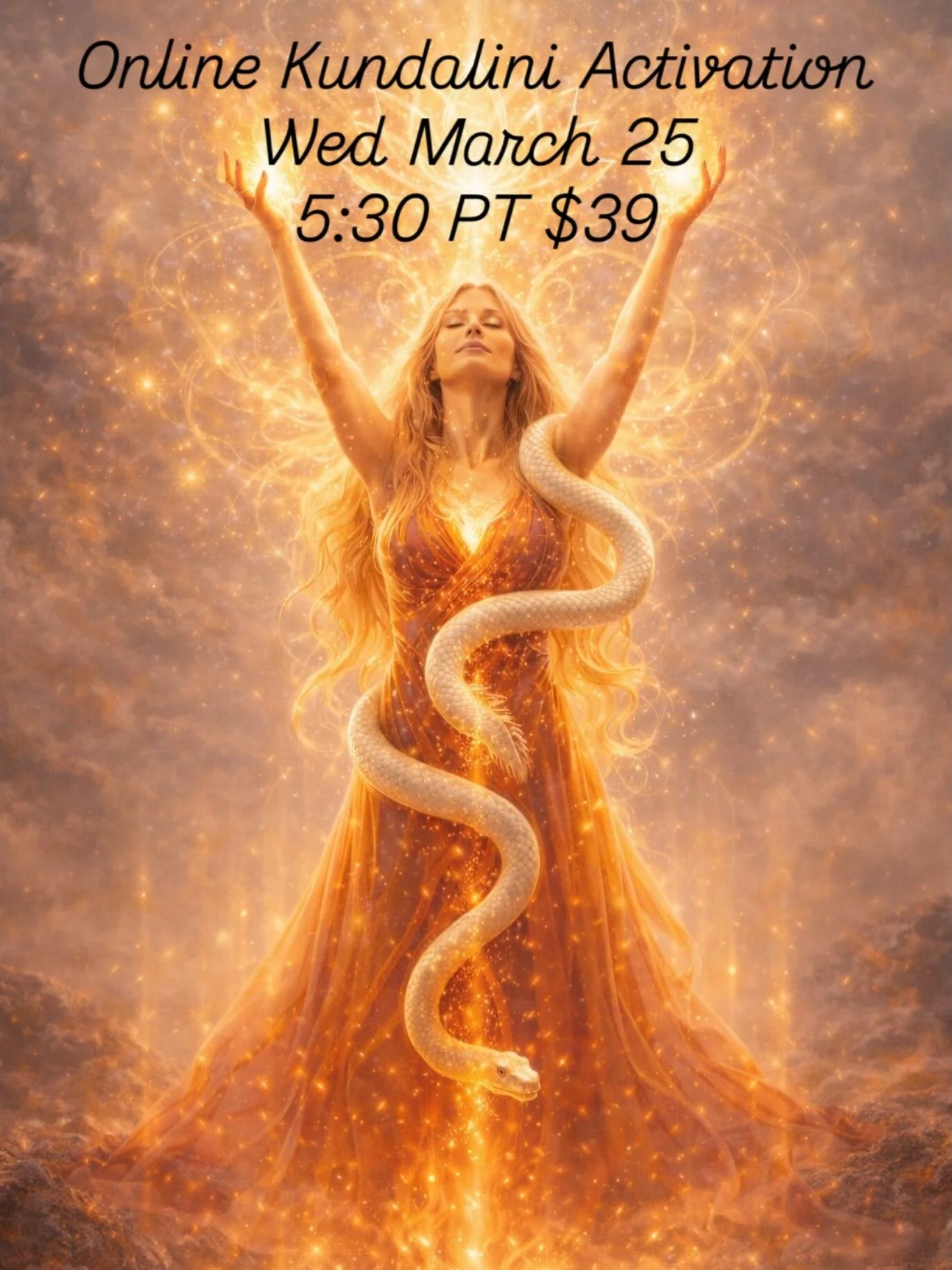 Kundalini Activation &mdash; Online Class

Wednesday, March 25 | 5:30 PM PT | $39 | Link in Bio

There is a current within you waiting to be felt.

Kundalini Activation is a direct transmission of life force energy that awakens your own innate energy