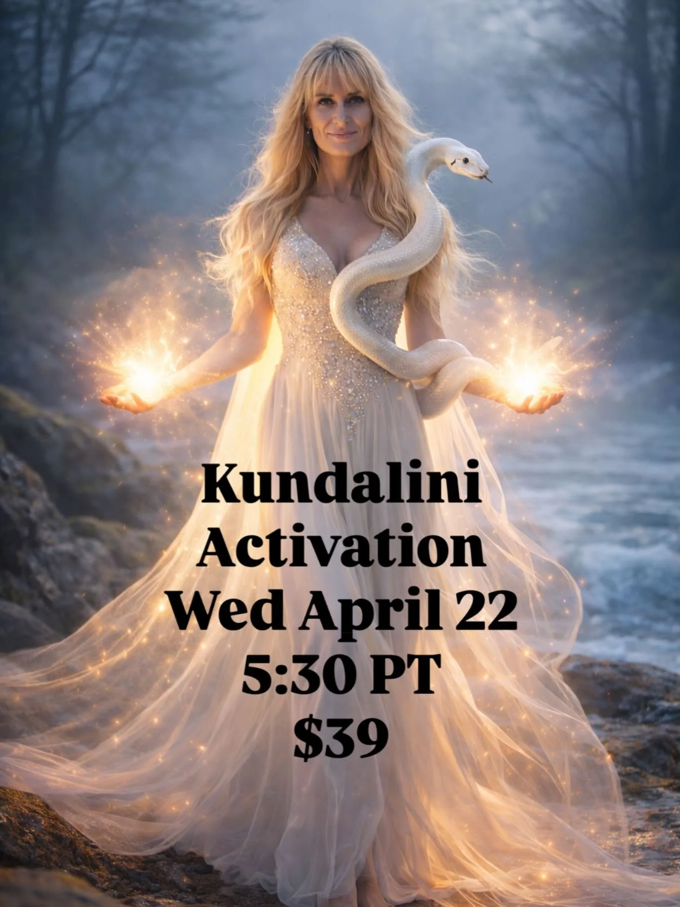 Kundalini Activation &mdash; Online Class

Wednesday, April 22 | 5:30 PM PT | $39

There is a current of energy within you, quietly waiting to rise.

Kundalini Activation is a direct transmission of life force energy that awakens your own innate Kund