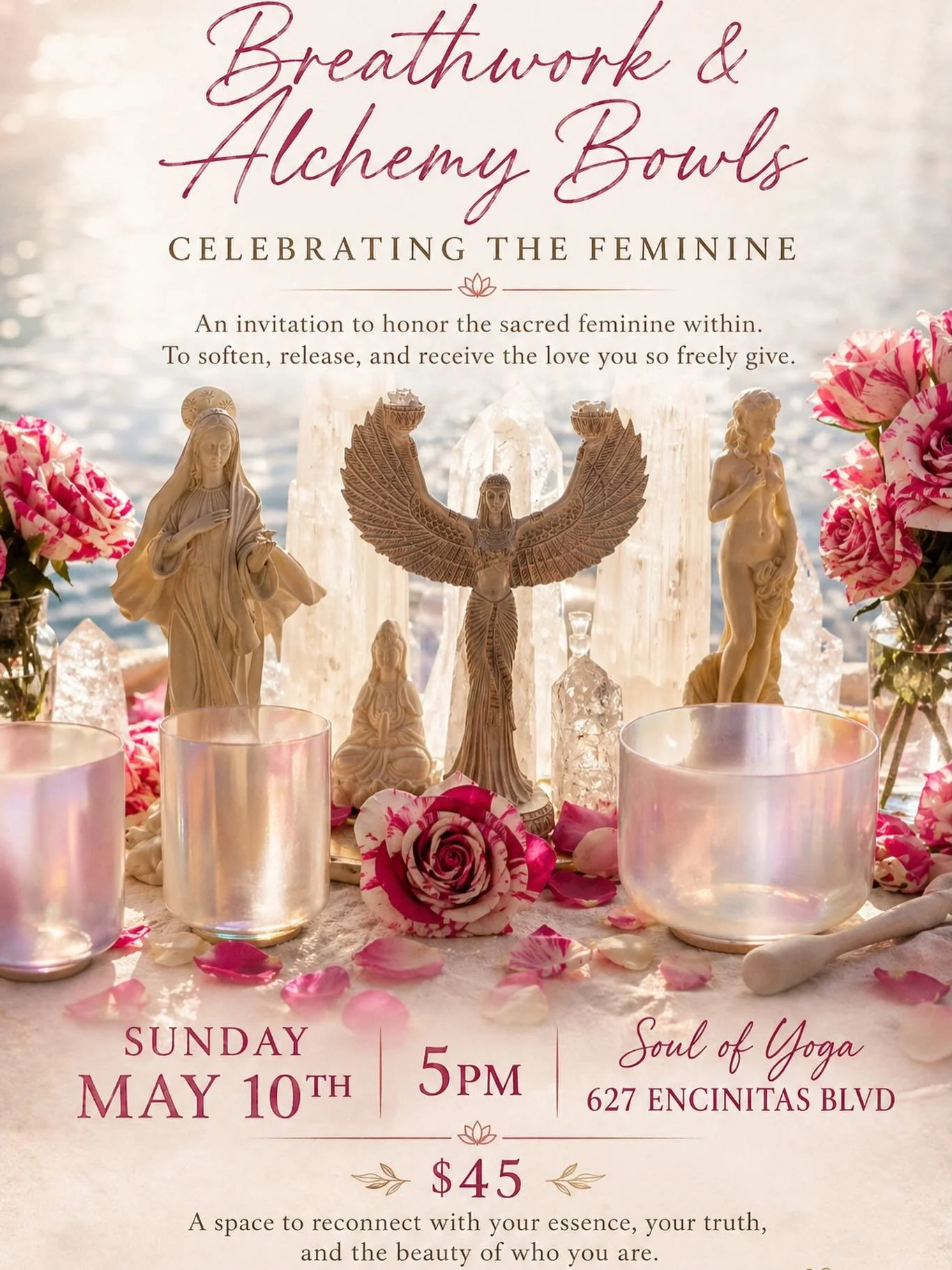 A space to exhale.
A space to soften.
A space created for you.

This Mother&rsquo;s Day, give yourself permission to pause&hellip; to step out of the roles, responsibilities, and constant giving&hellip; and return to your own heart.

Through transfor