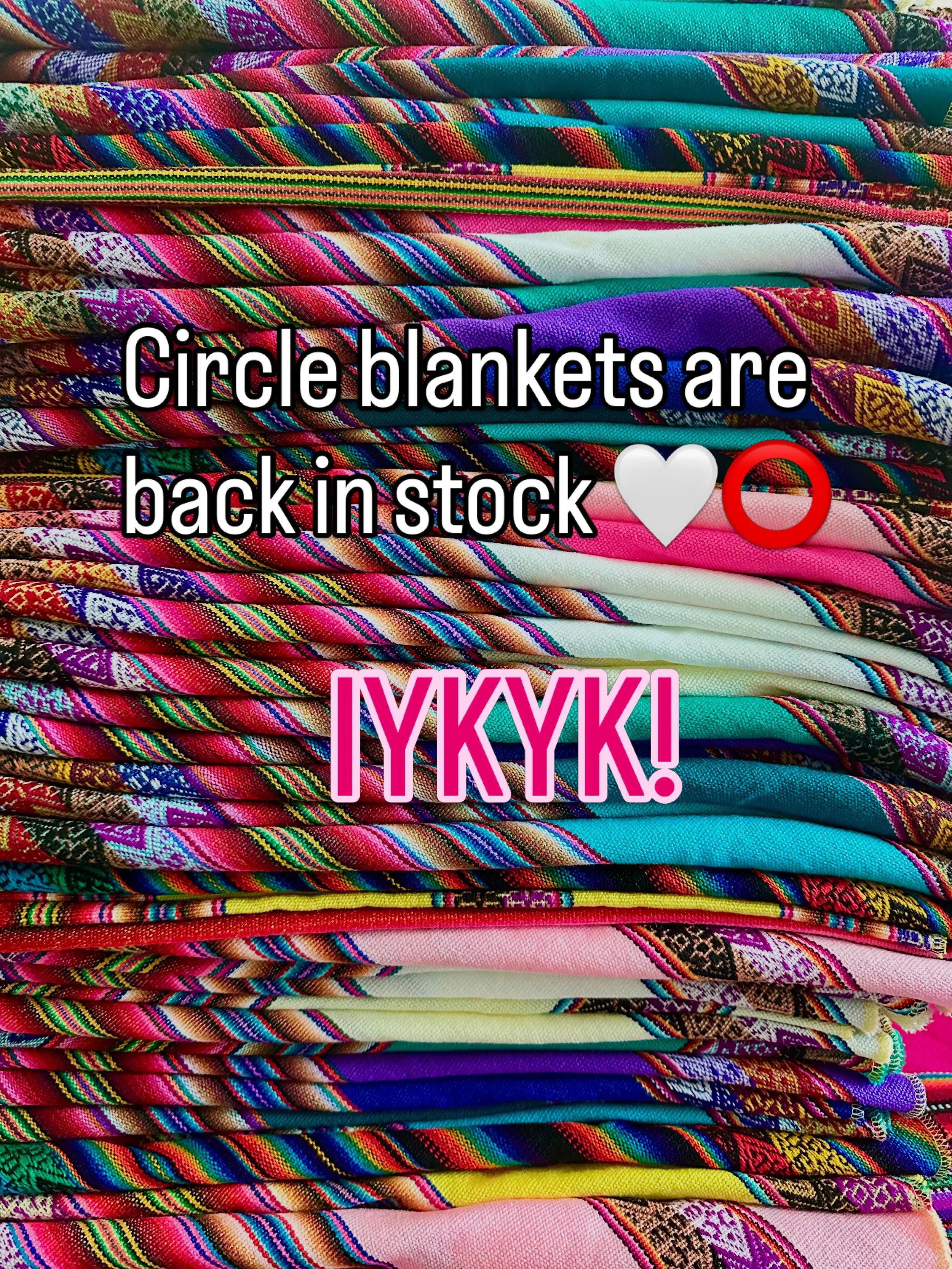 Circle blankets / Altar cloths are back in stock. DM me for details