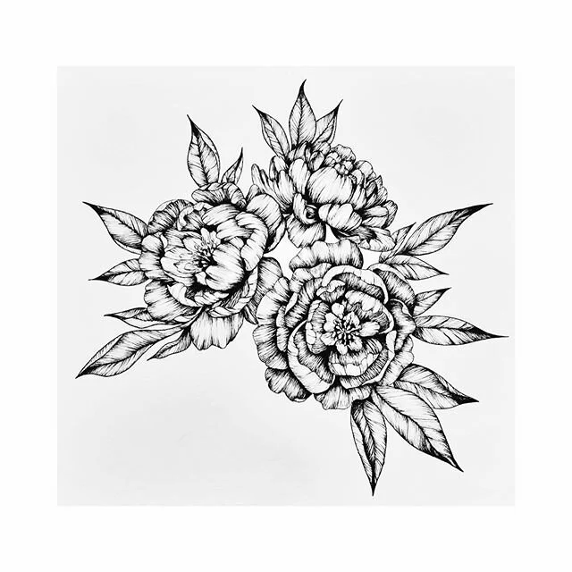 Different than my usual style but loved the process 🌸