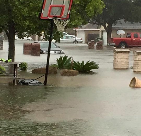 Weslaco saw extensive damage from this round of flooding.