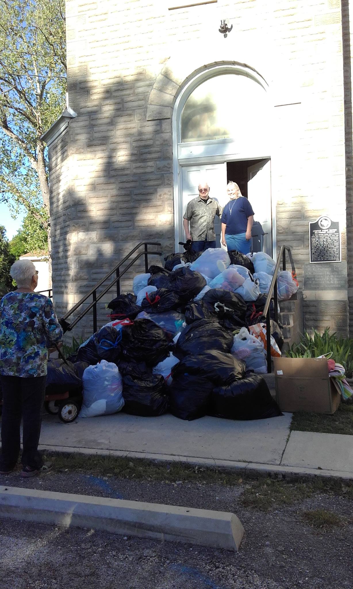 Centerpint UMC Adventist Disaster Clothing Drive pickup.jpg