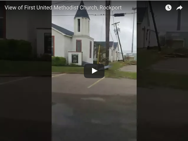 First United Methodist Church Rockport Appears to Have Survived Storm