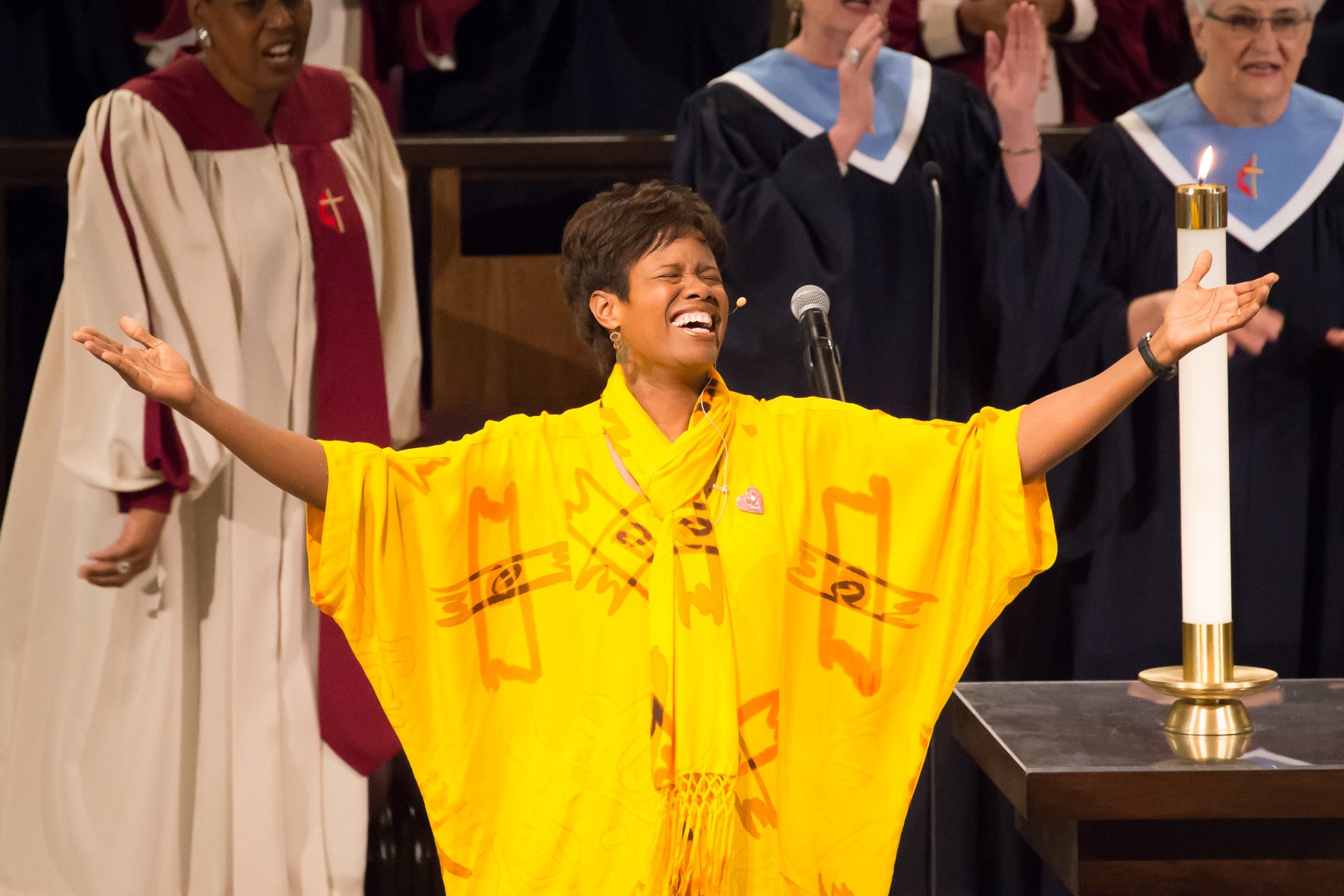  Rosephanye Powell, composer of Gospel Trinity, was vocal soloist and narrator for her work. 