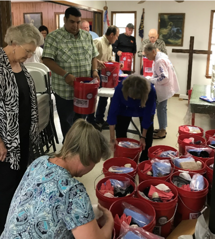  Lolita UMC fill and check flood buckets. 