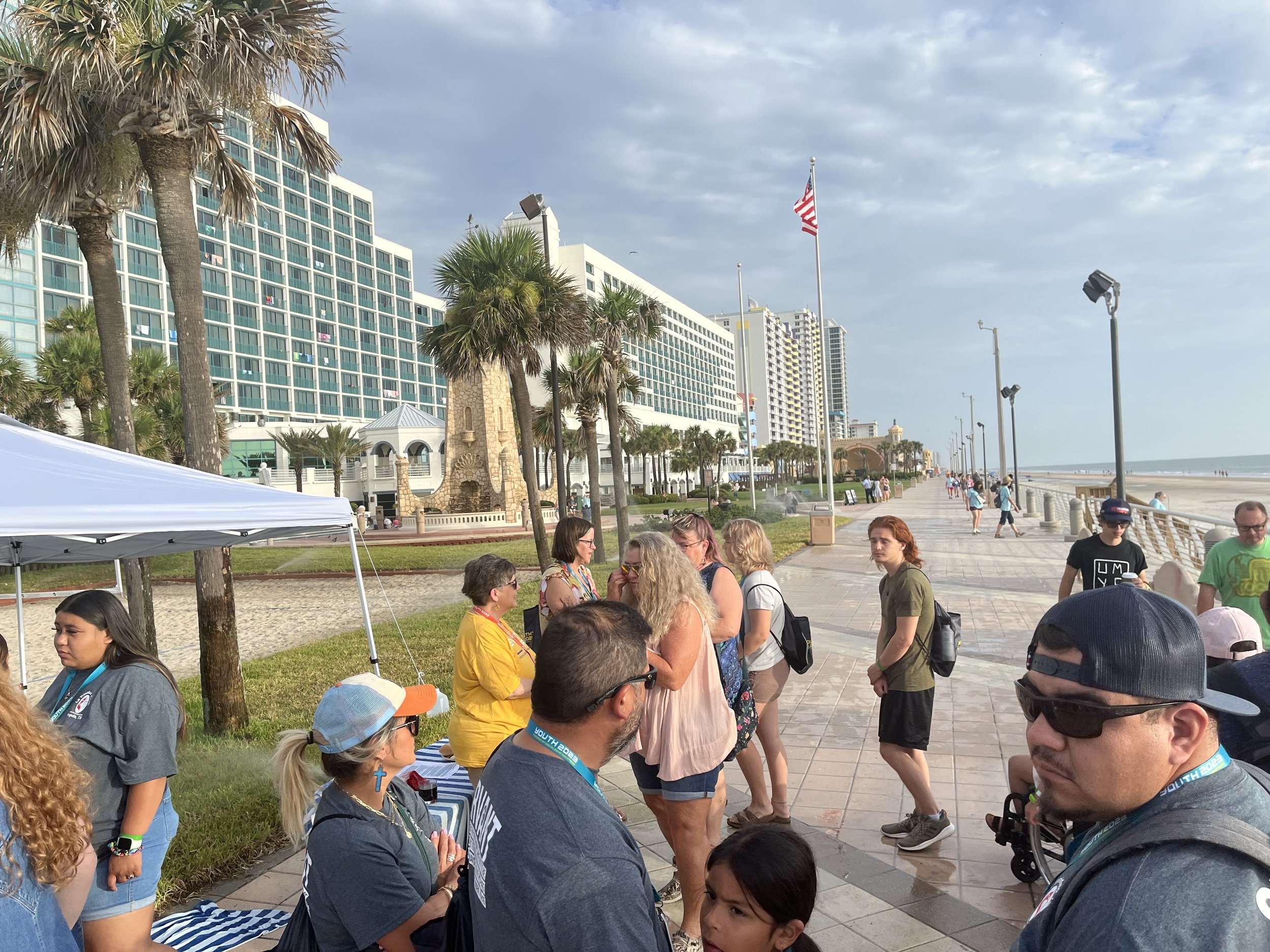  Beach Communion with the Rio Texas Conference group 