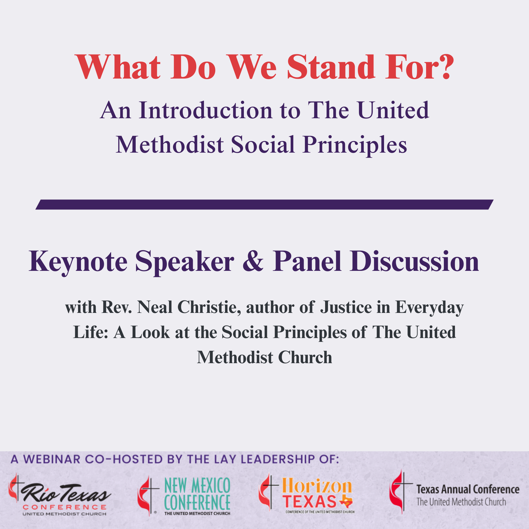 What Do We Stand For? An Introduction to The United Methodist Social Principles