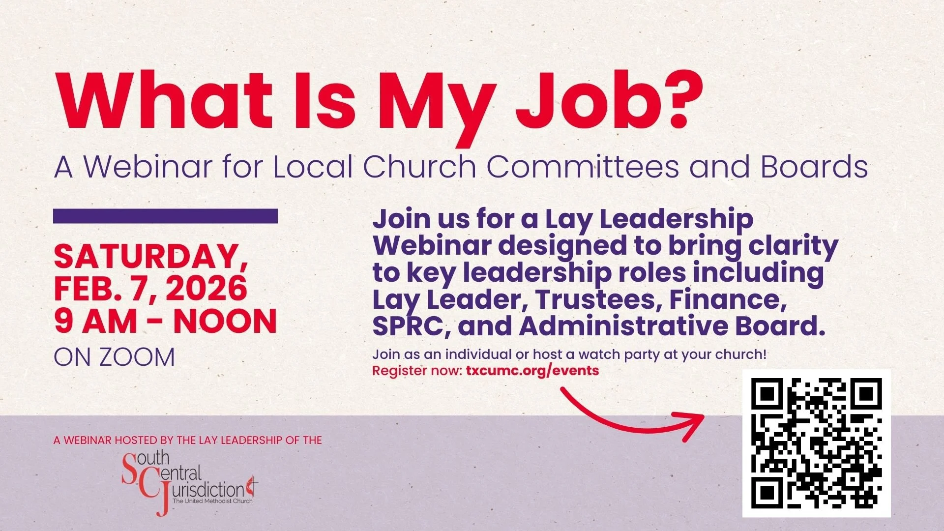 Lay Leadership Webinar "What Is My Job" 