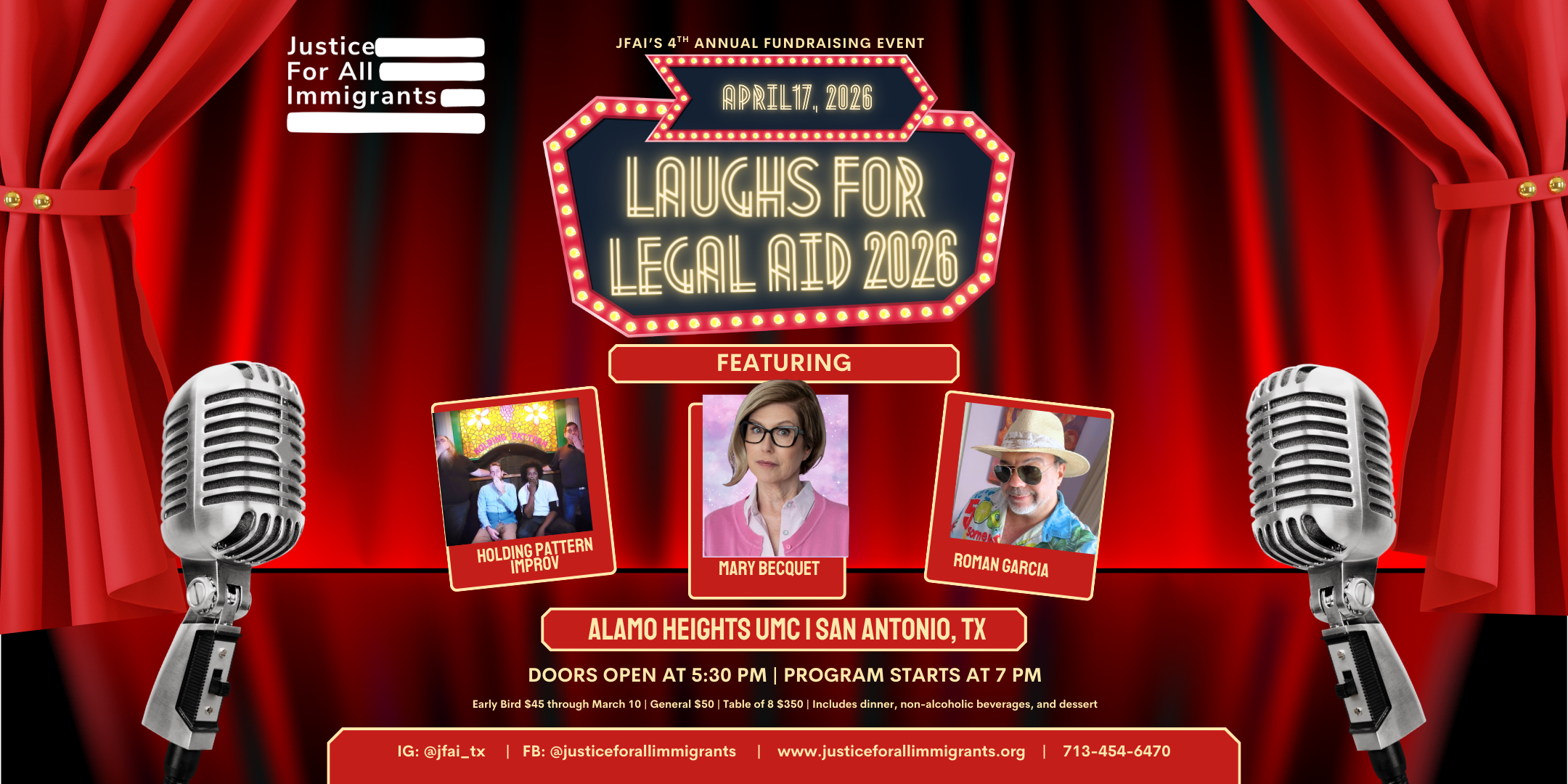 Laughs for Legal Aid 2026