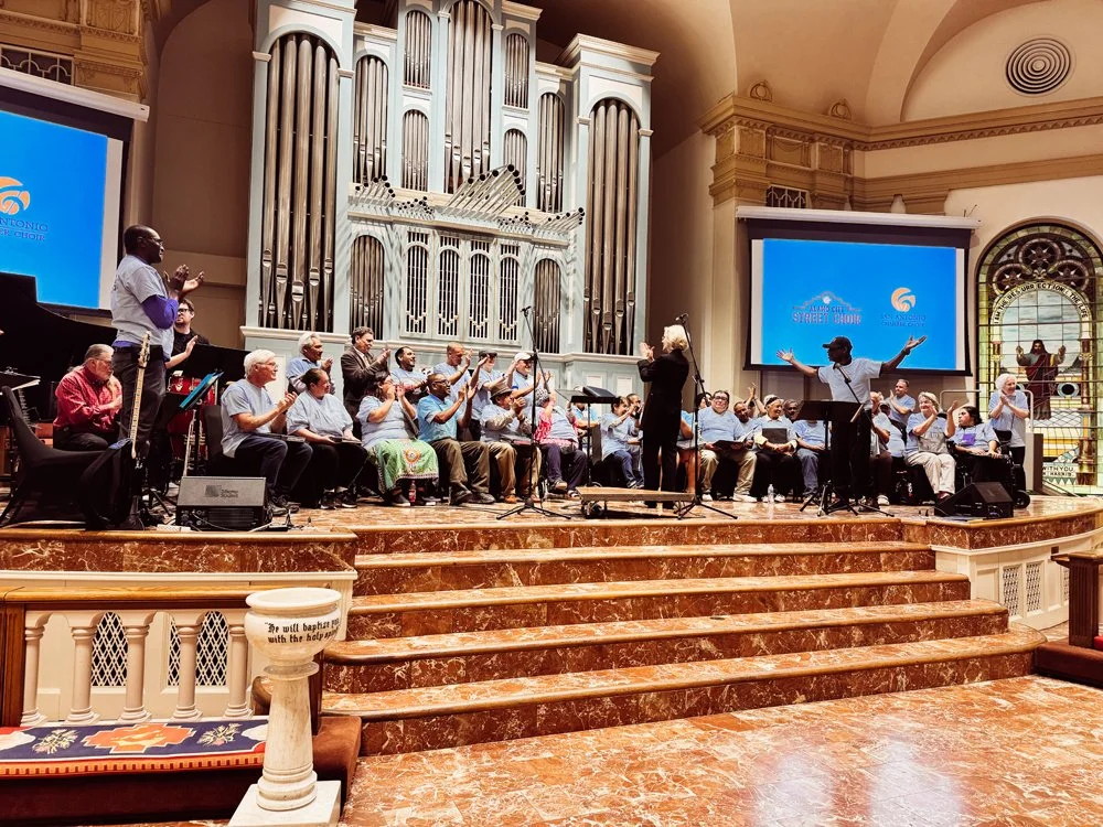 Voices of the City: The Alamo City Street Choir at Travis Park