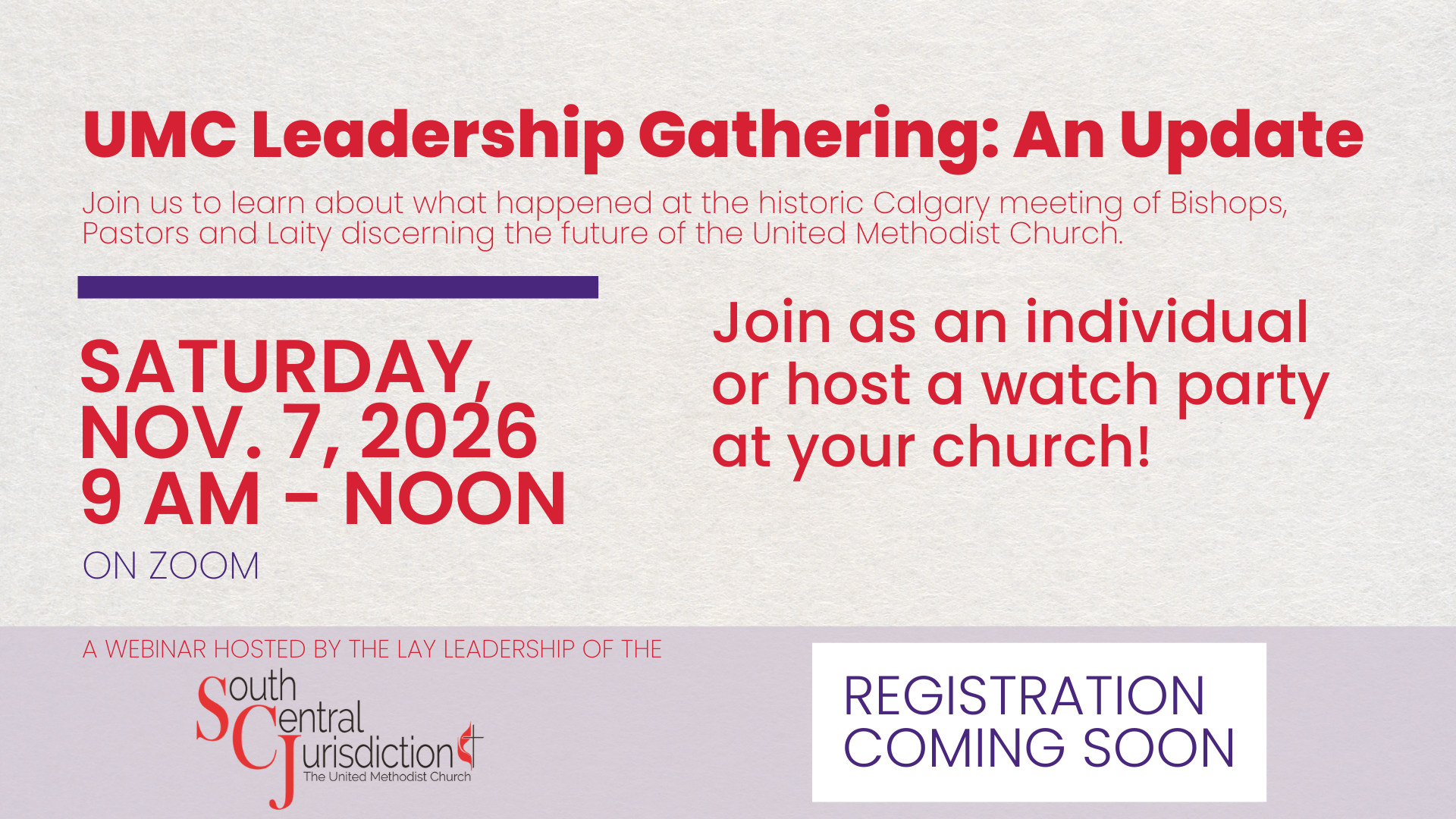 UMC Leadership Gathering: An Update&nbsp;