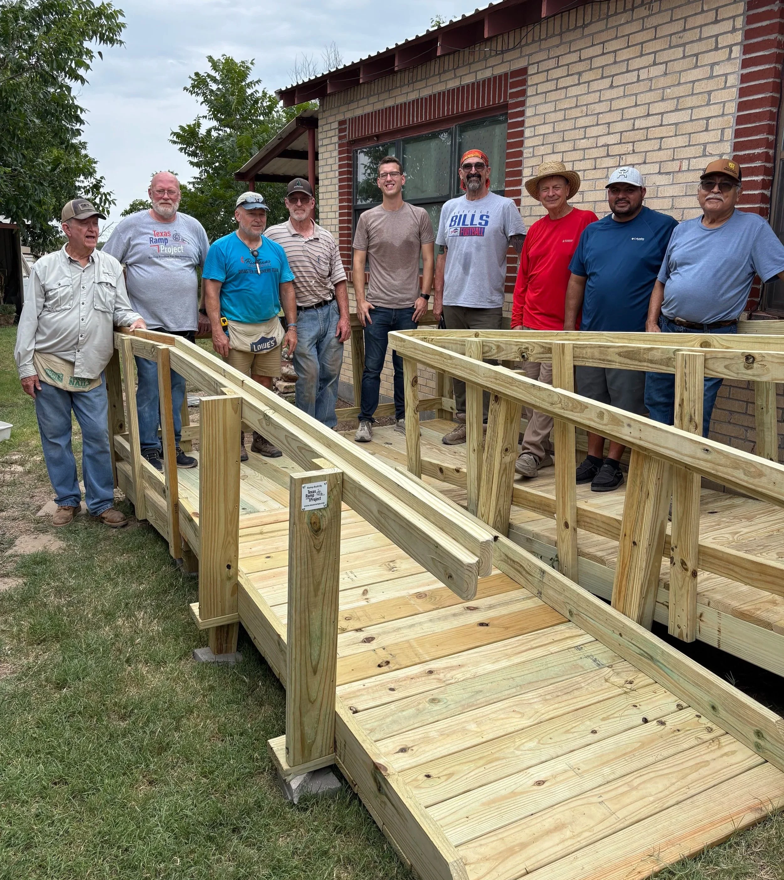San Angelo Churches Join Together to Build Wheelchair Ramp for a Mereta Family
