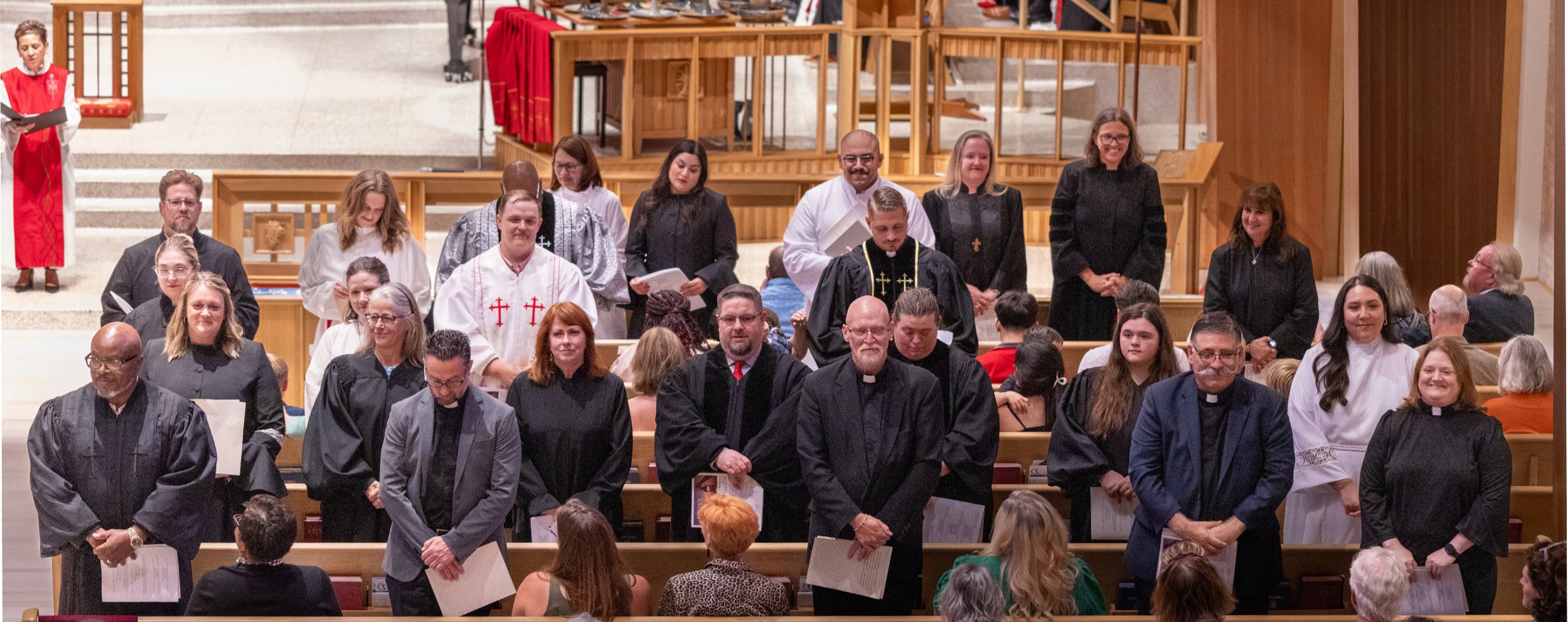 A group photo of those ordained at the 2026 Rio Texas Annual Conference.