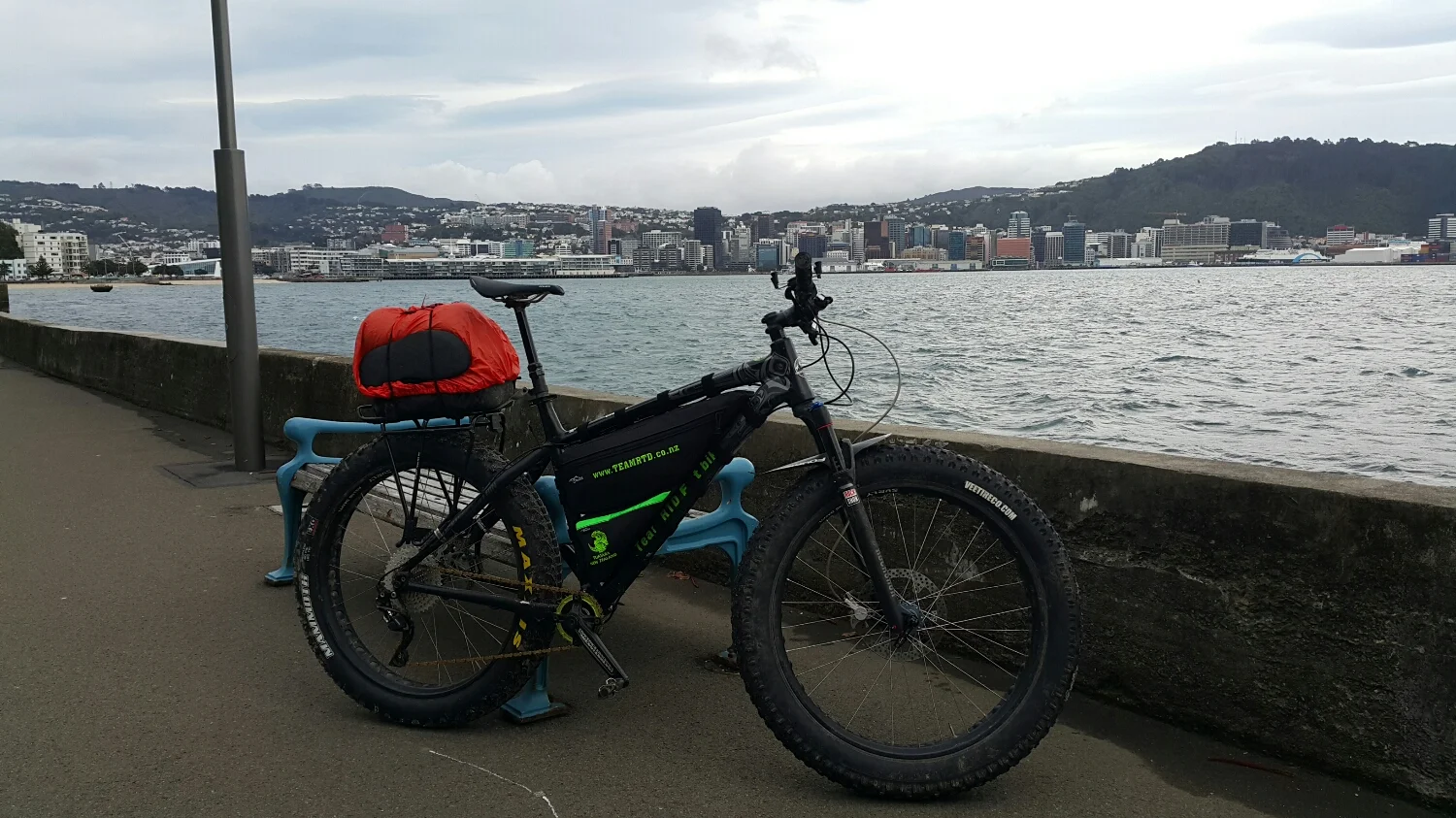 Wellington waterfront. Cold Wellington day.