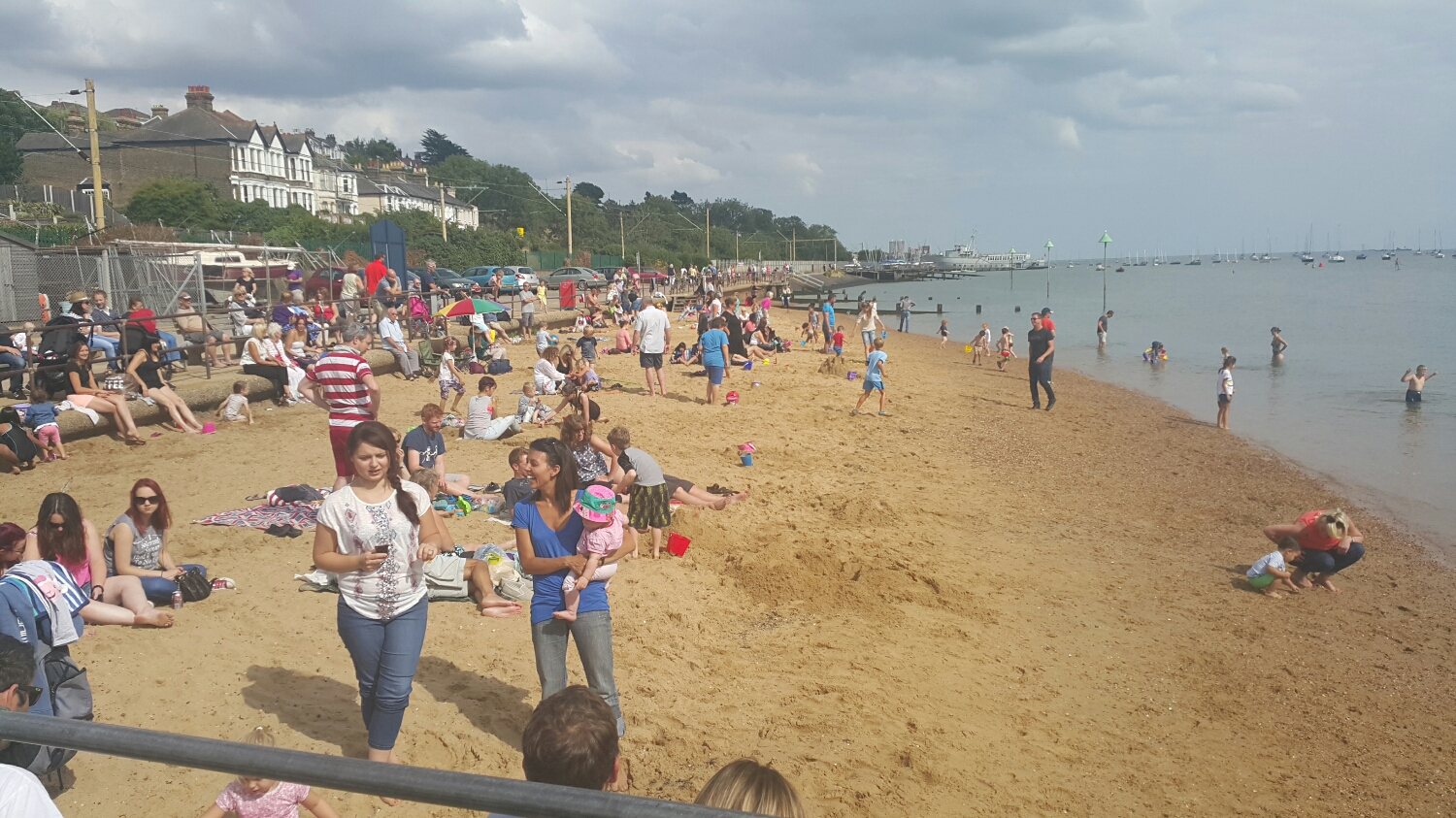 A man made beach just like Wellington 