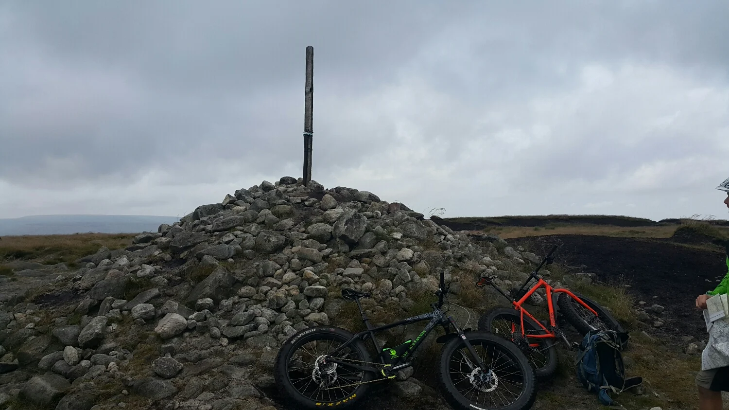 Not sure but this might be the top. Weather was damp and windy.