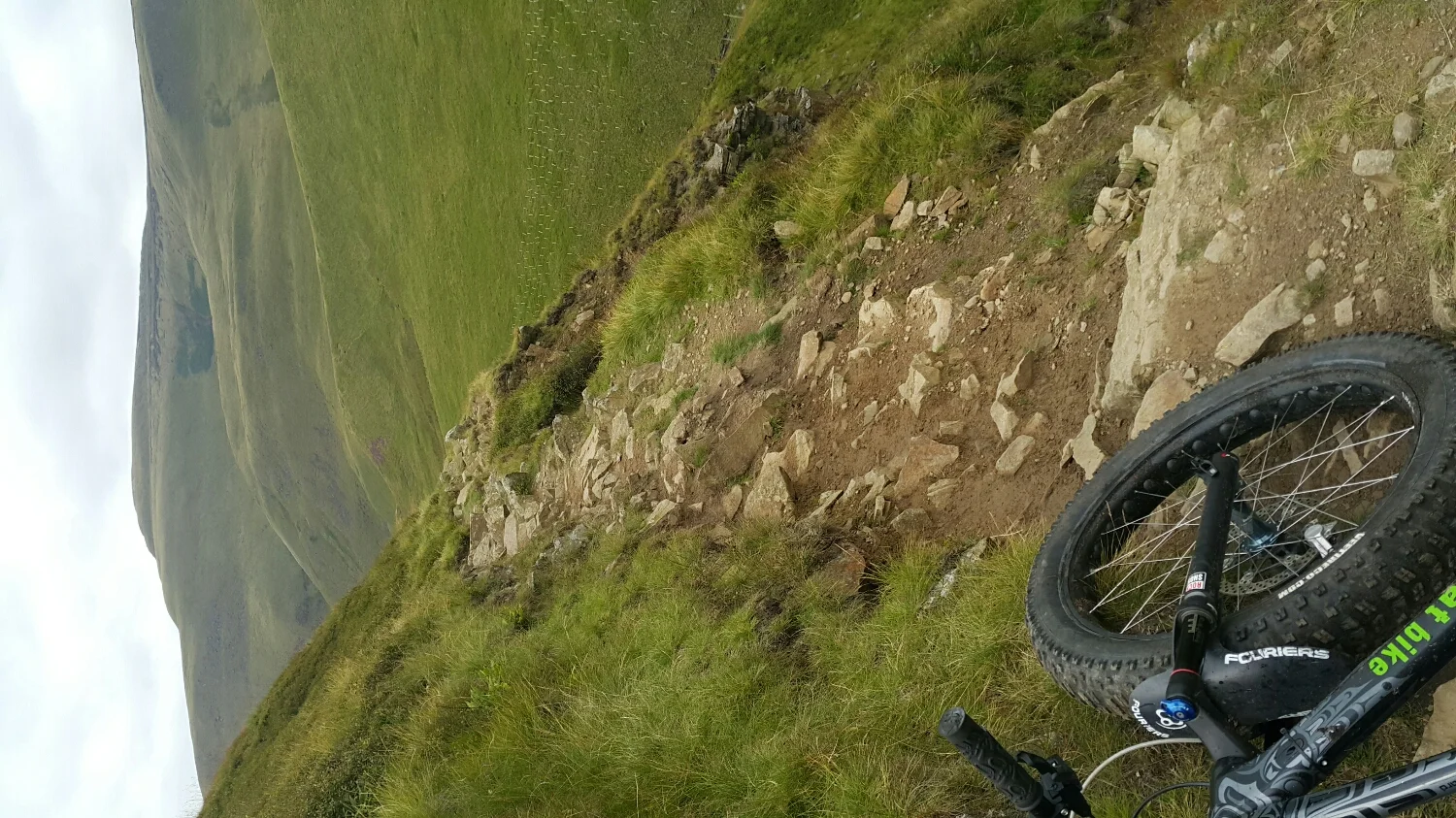 The tracks a bit rough in places